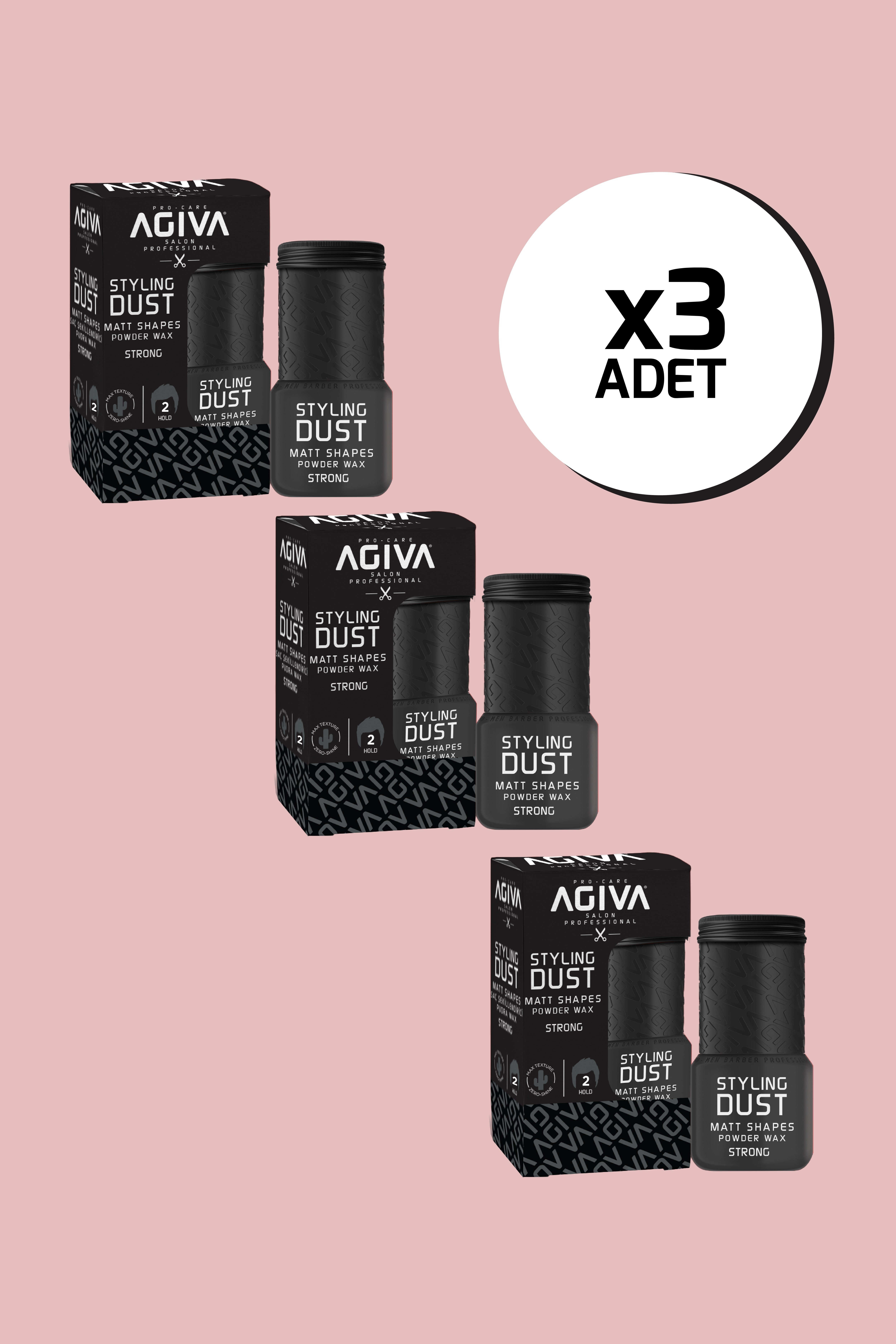agiva Saç Şekillendirici Pudra 02 Sert Tutuş X3 Adet