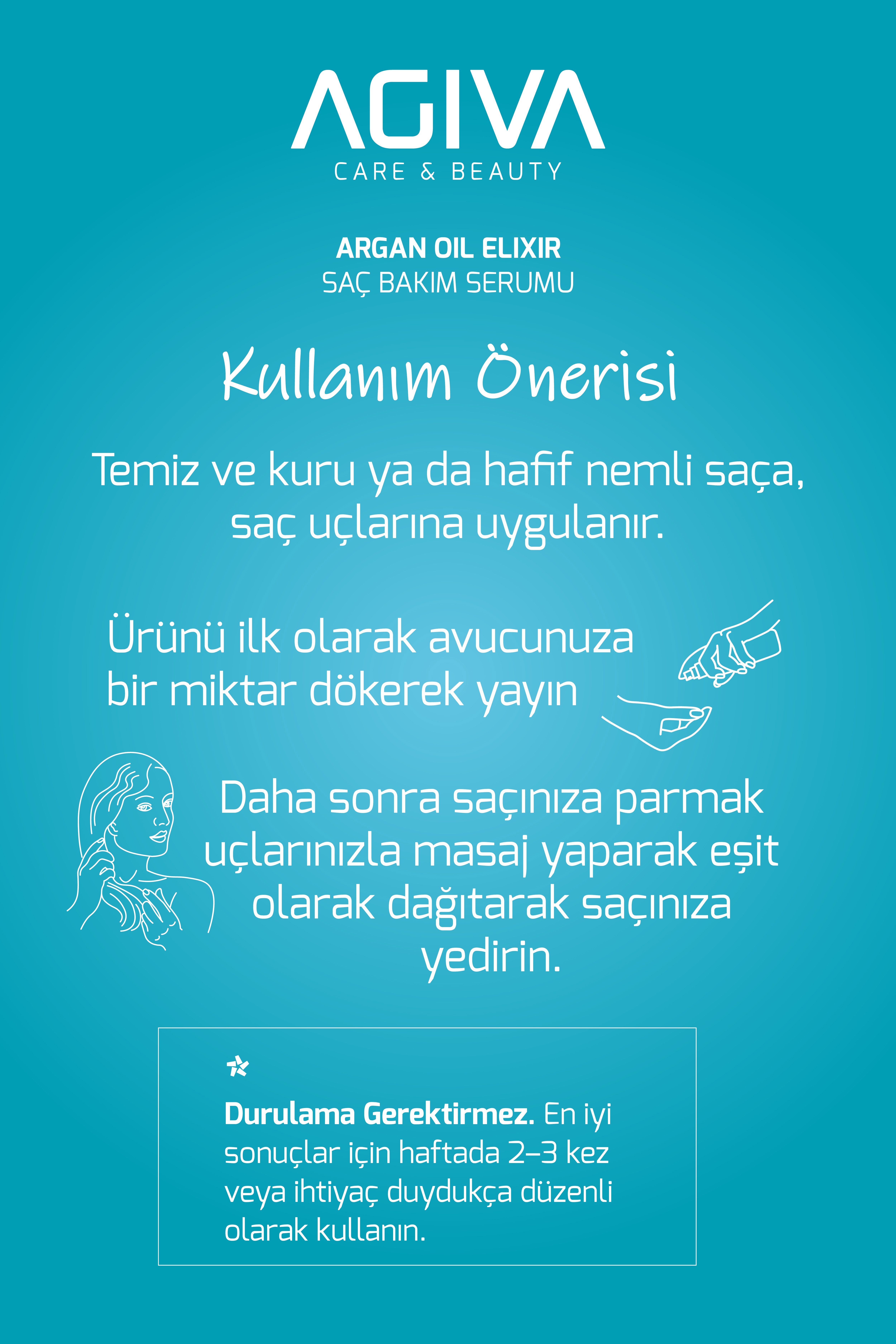 Argan İçerikli Saç Bakım Yağı-100ML