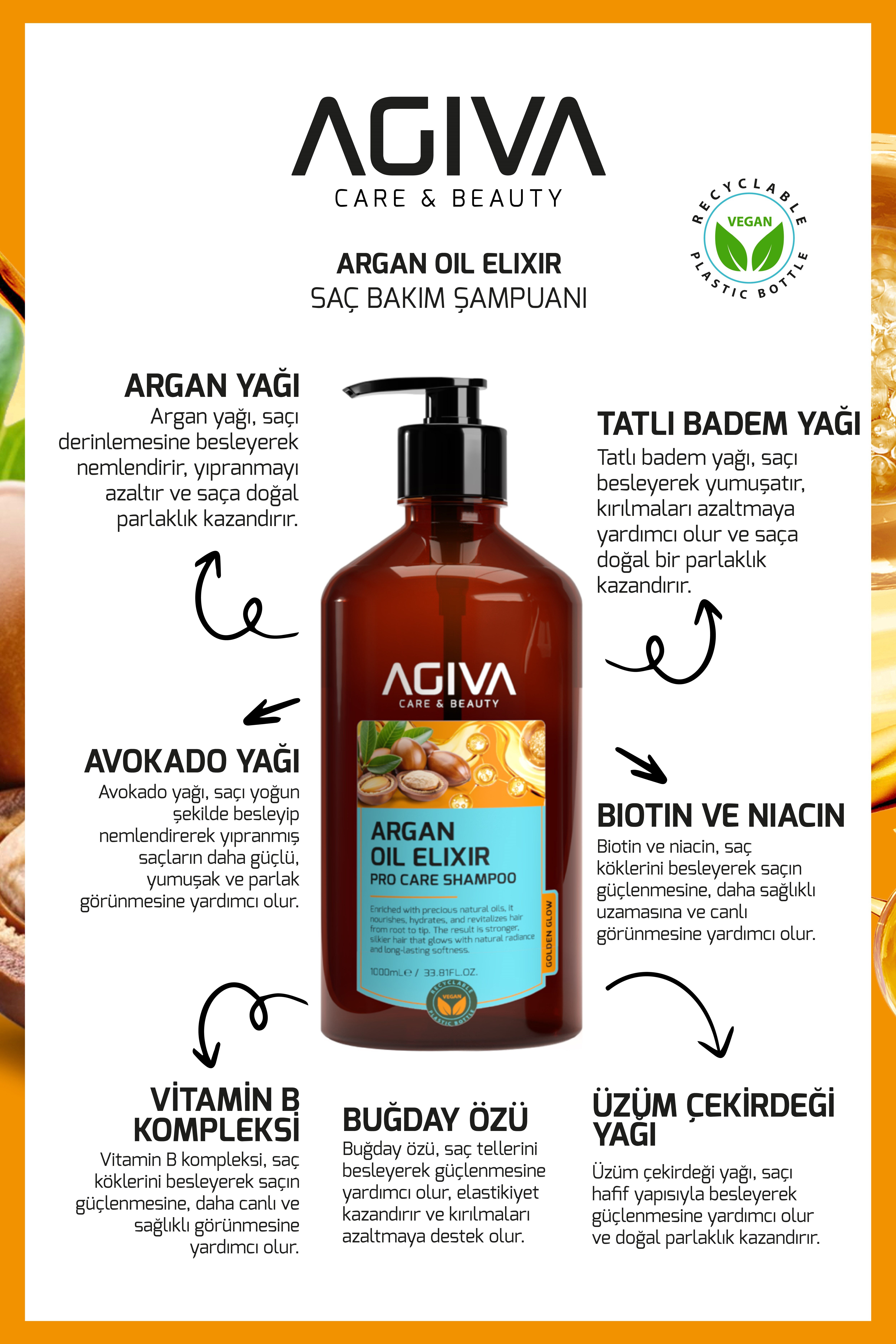 Argan Yağlı Şampuan-1000ML