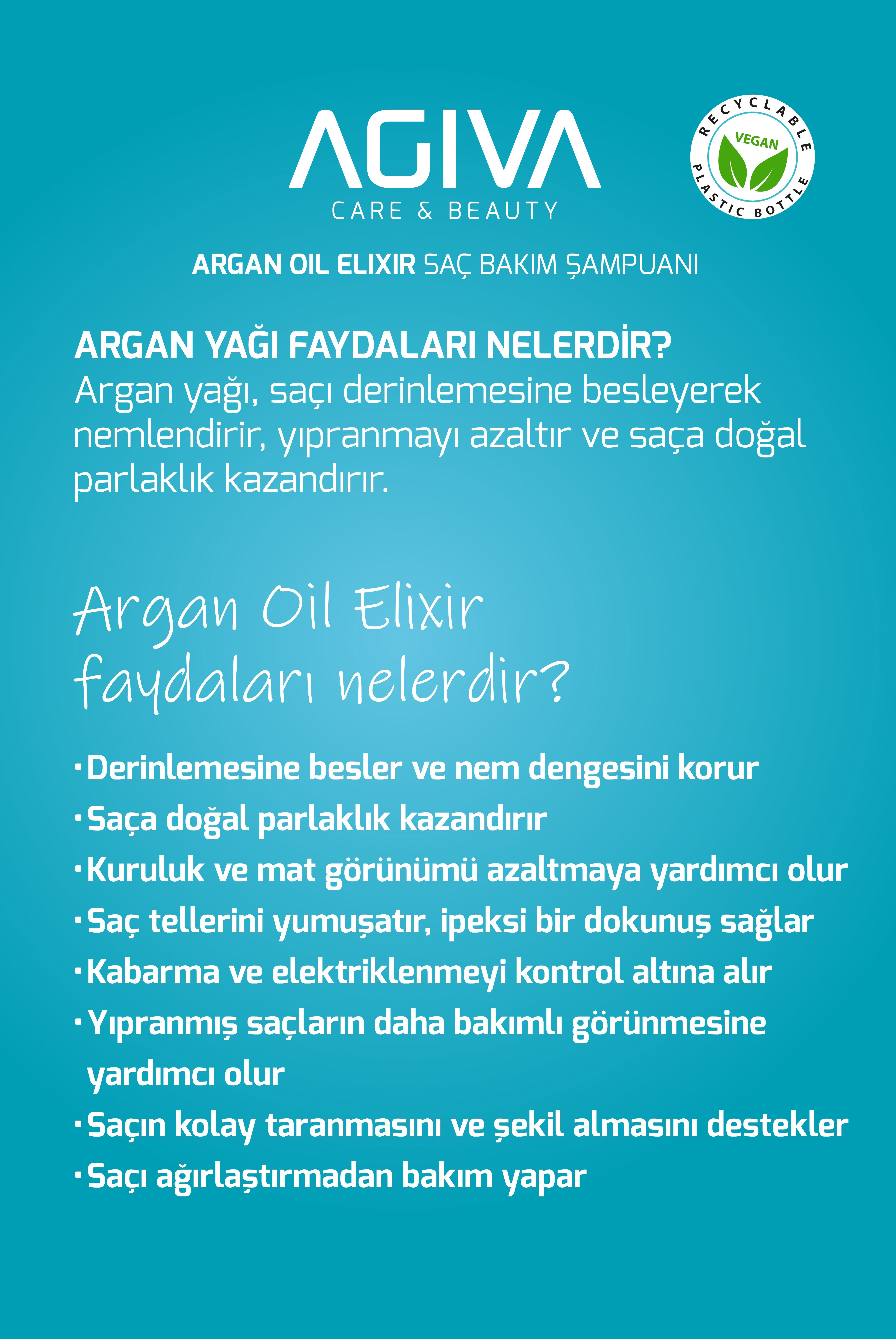 Argan Yağlı Şampuan-500ML