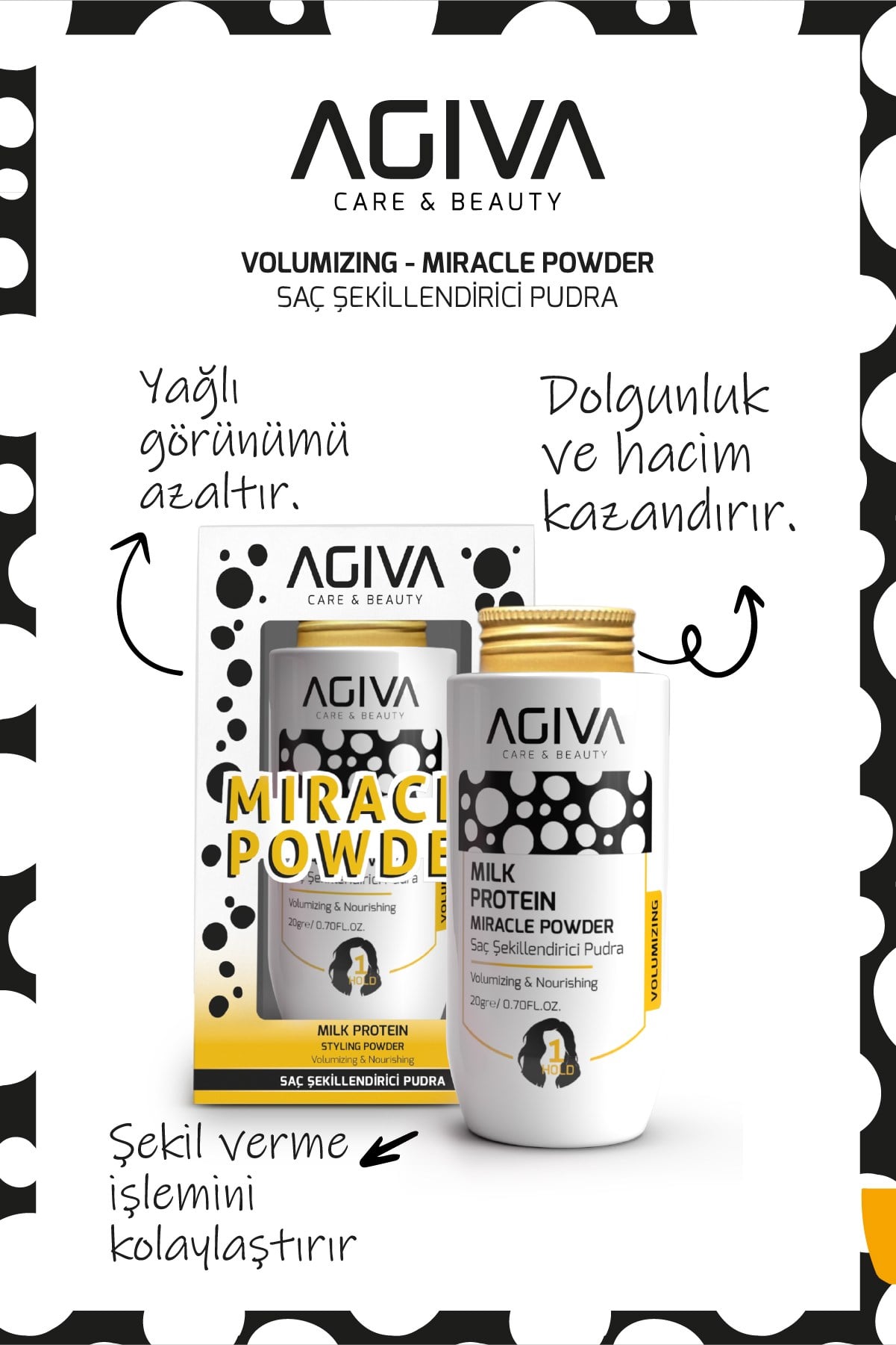 Beauty Care Milk Protein Saç Şekillendirici Pudra Wax 20 gr
