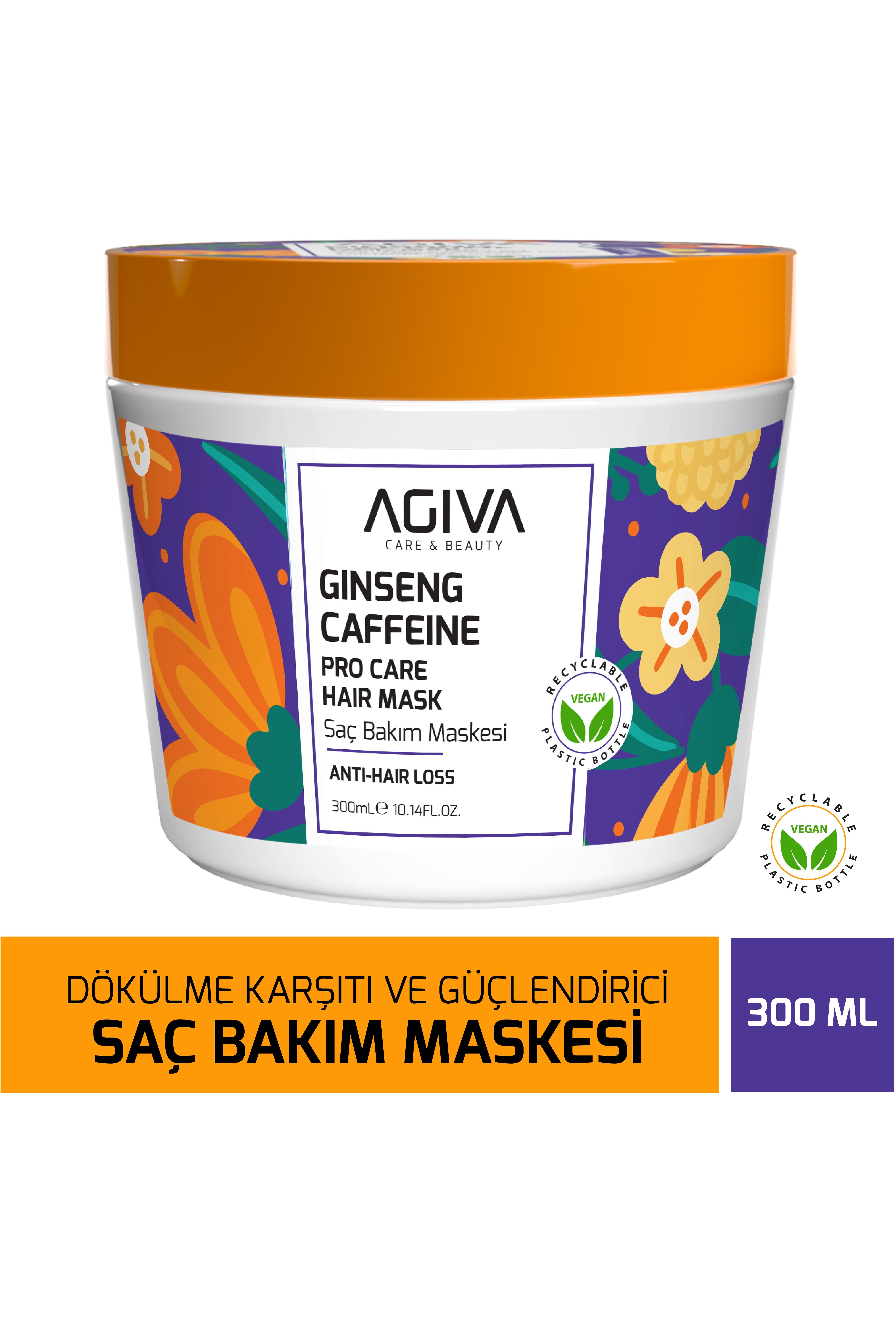 Caffeine Ginseng Pro Care Saç Dökülmesine Karşı Bakım Maskesi 300 ml