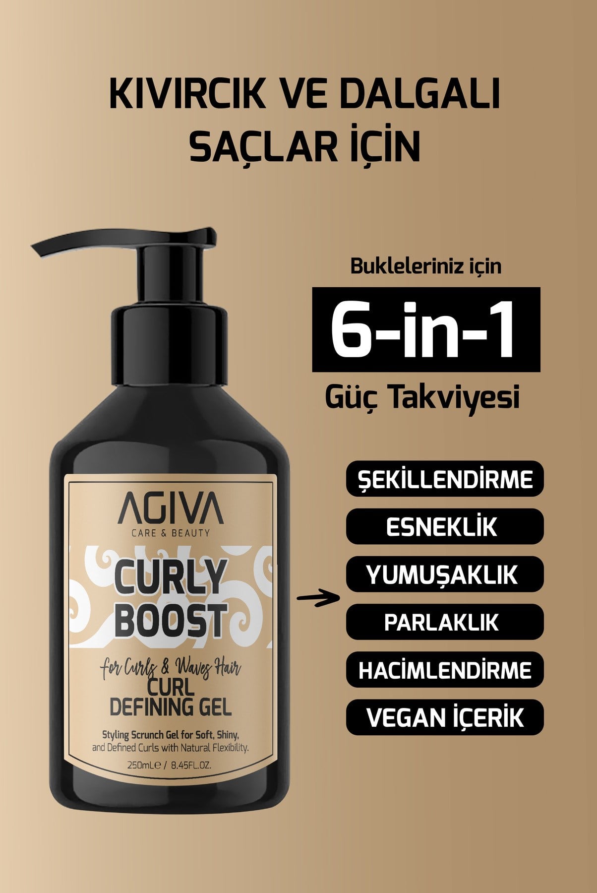 Curly Boost Bukle Belirginleştirici Jel-250ML