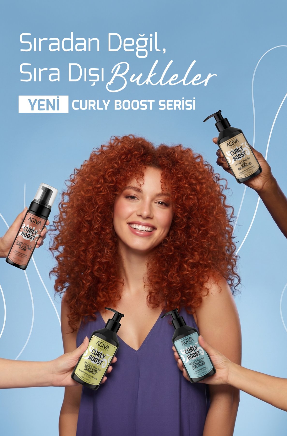 Curly Boost Durulanmayan Nemlendirici Bukle Kremi - 250ML