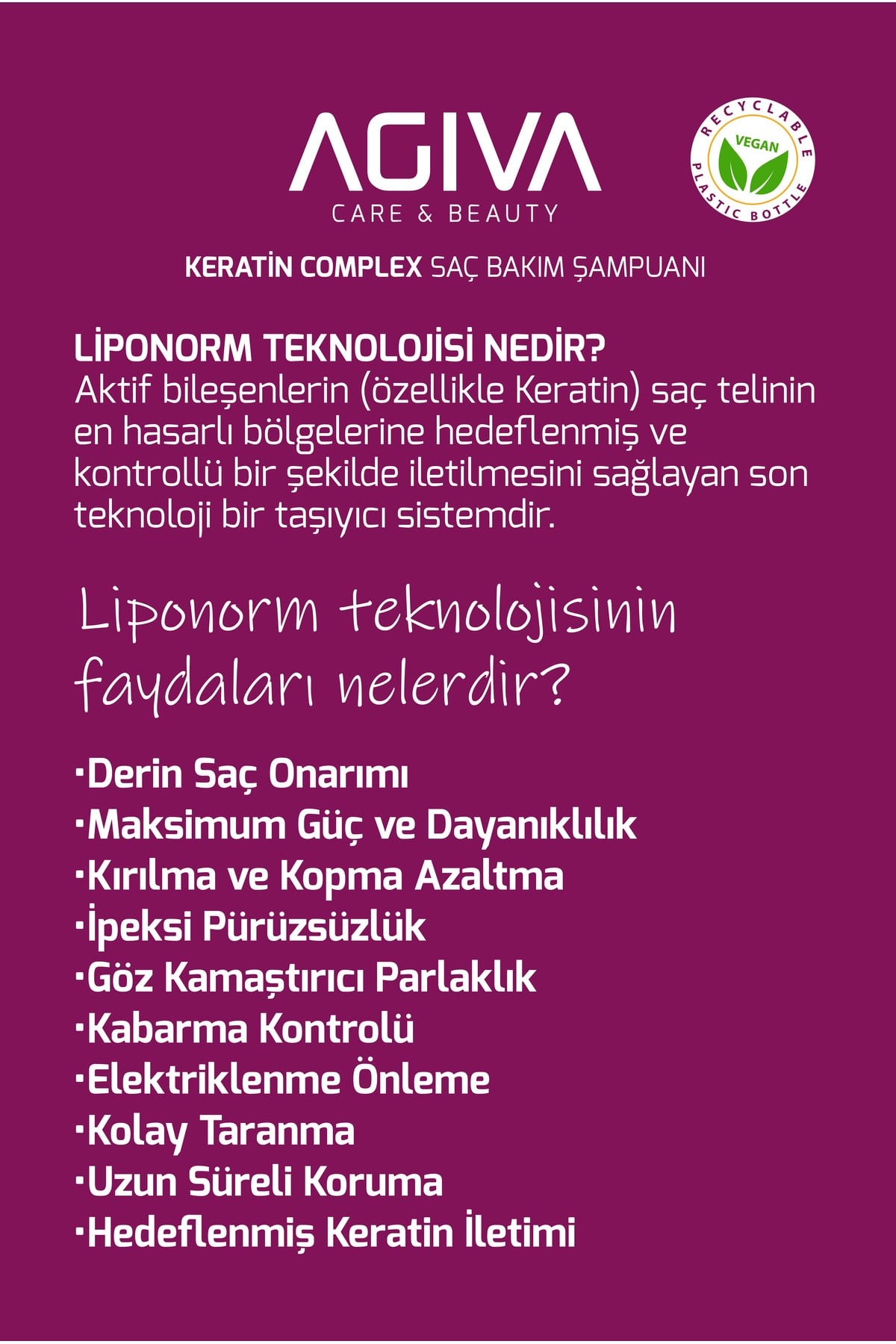 Keratin Complex Pro Care Onarıcı ve Isı Koruyucu Saç Bakım Şampuanı-1000ML