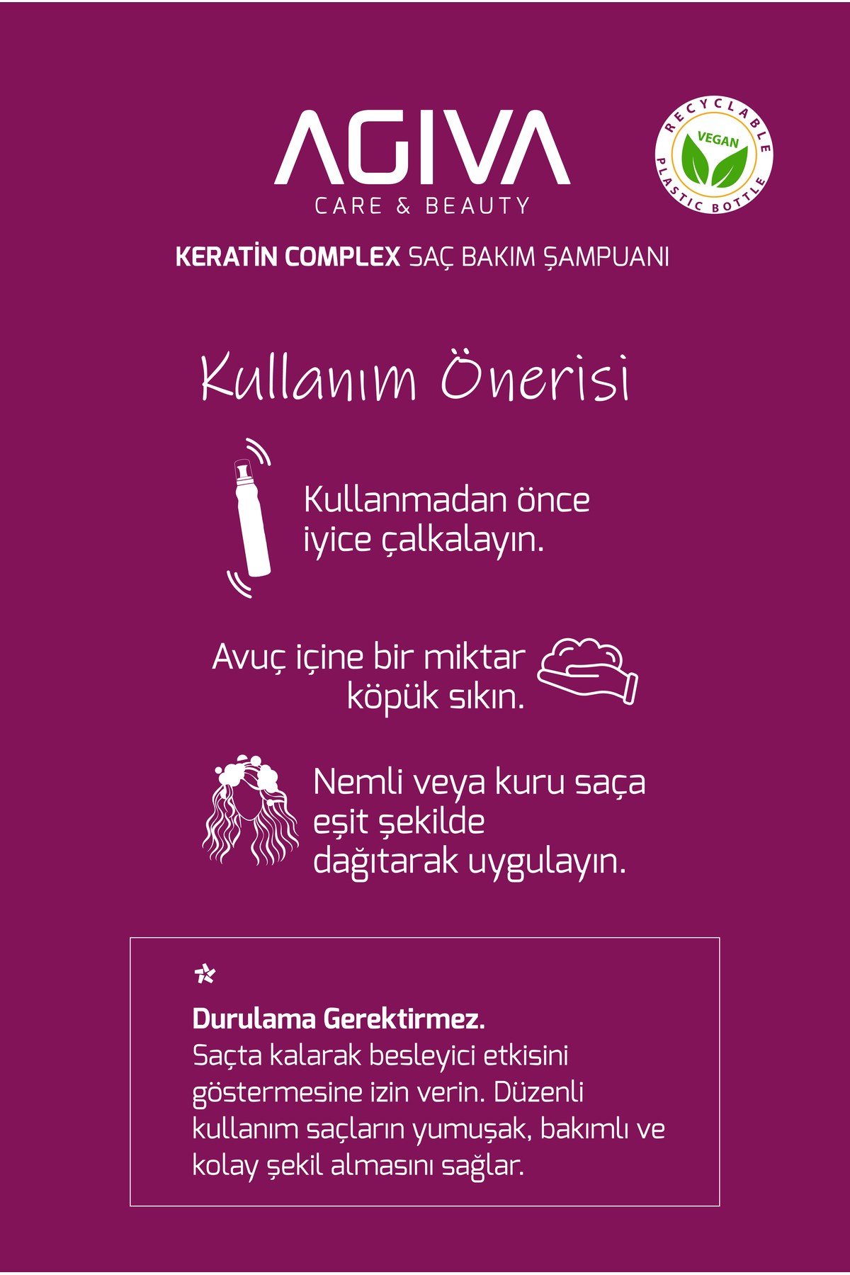 Keratin Pro Care Saç Şekillendirici Onarıcı ve Isı Koruyucu Saç Köpüğü