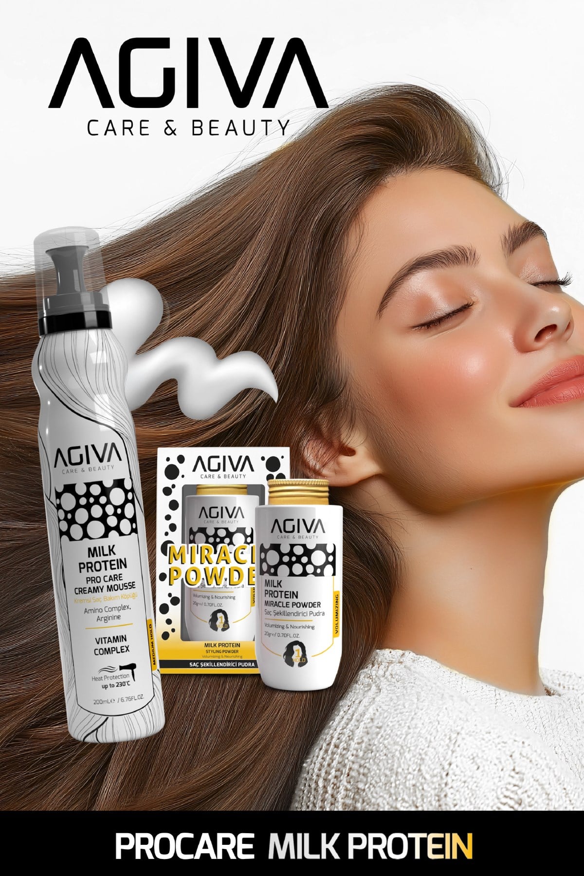 Milk Protein Amino Complex Kuru Ve Yıpranmış Saçlar Için Kuru Şampuan 200 ml