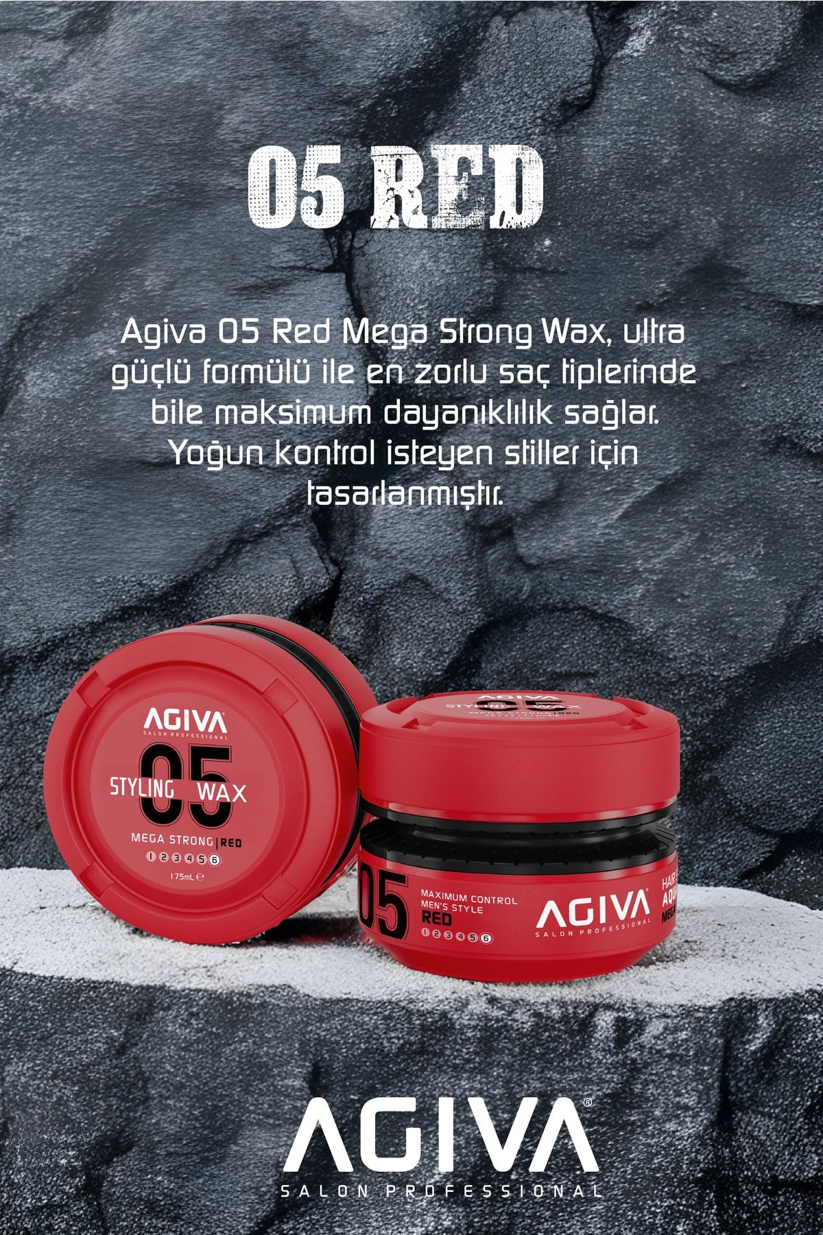 Red Mega Güçlü Tutuş ve Islak Görünüm Sağlayan Wax - 175ML