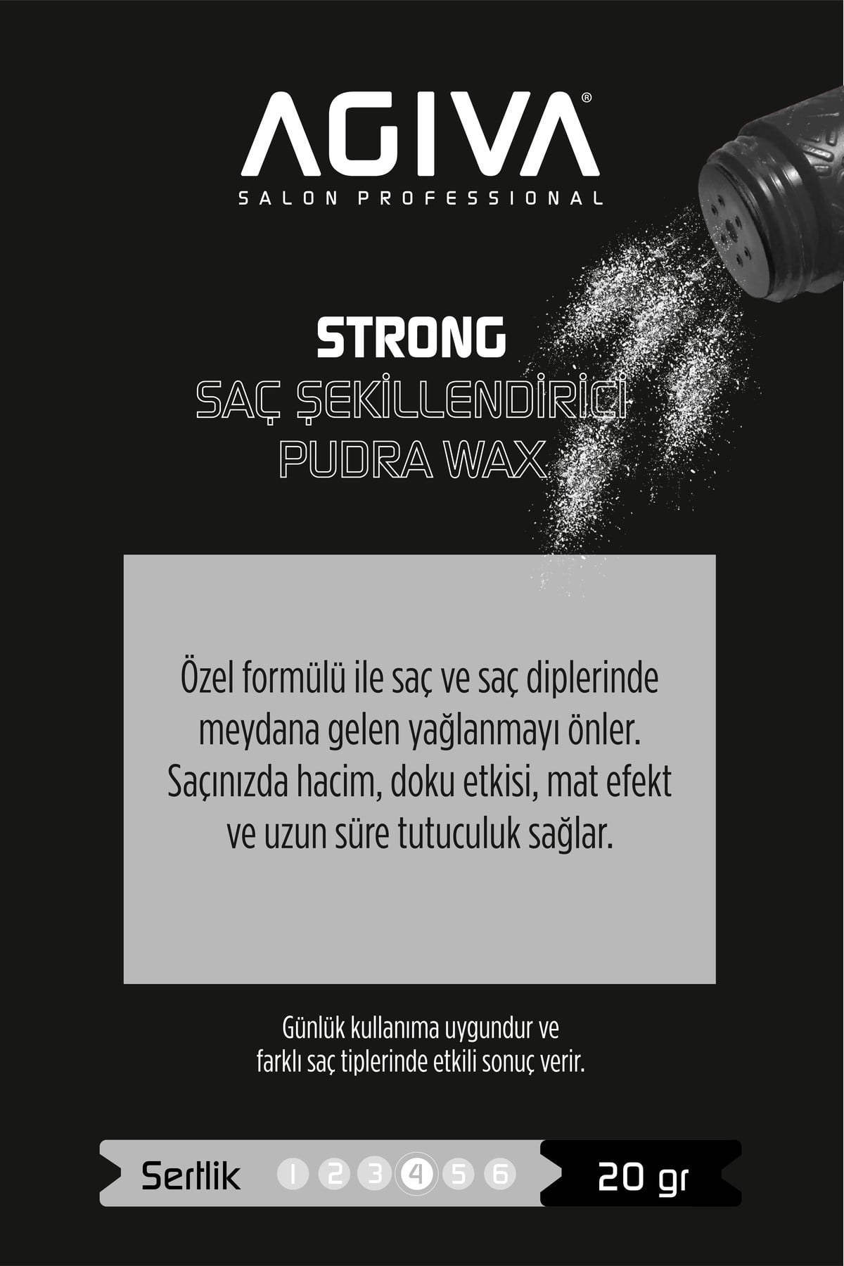 Saç Şekillendirici Pudra Wax Strong-02 Mucize Tarak Hediye
