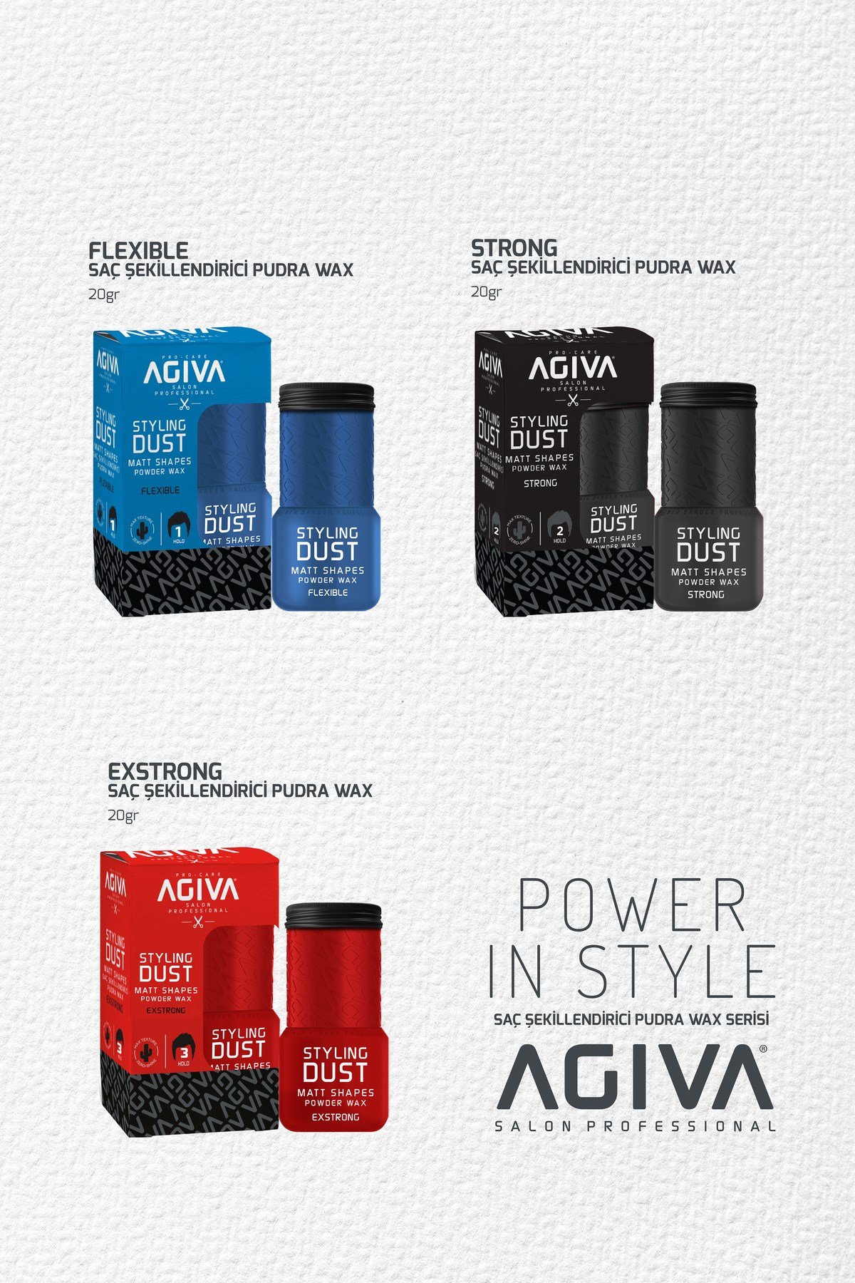 Saç Şekillendirici Pudra Wax Strong-02 Mucize Tarak Hediye