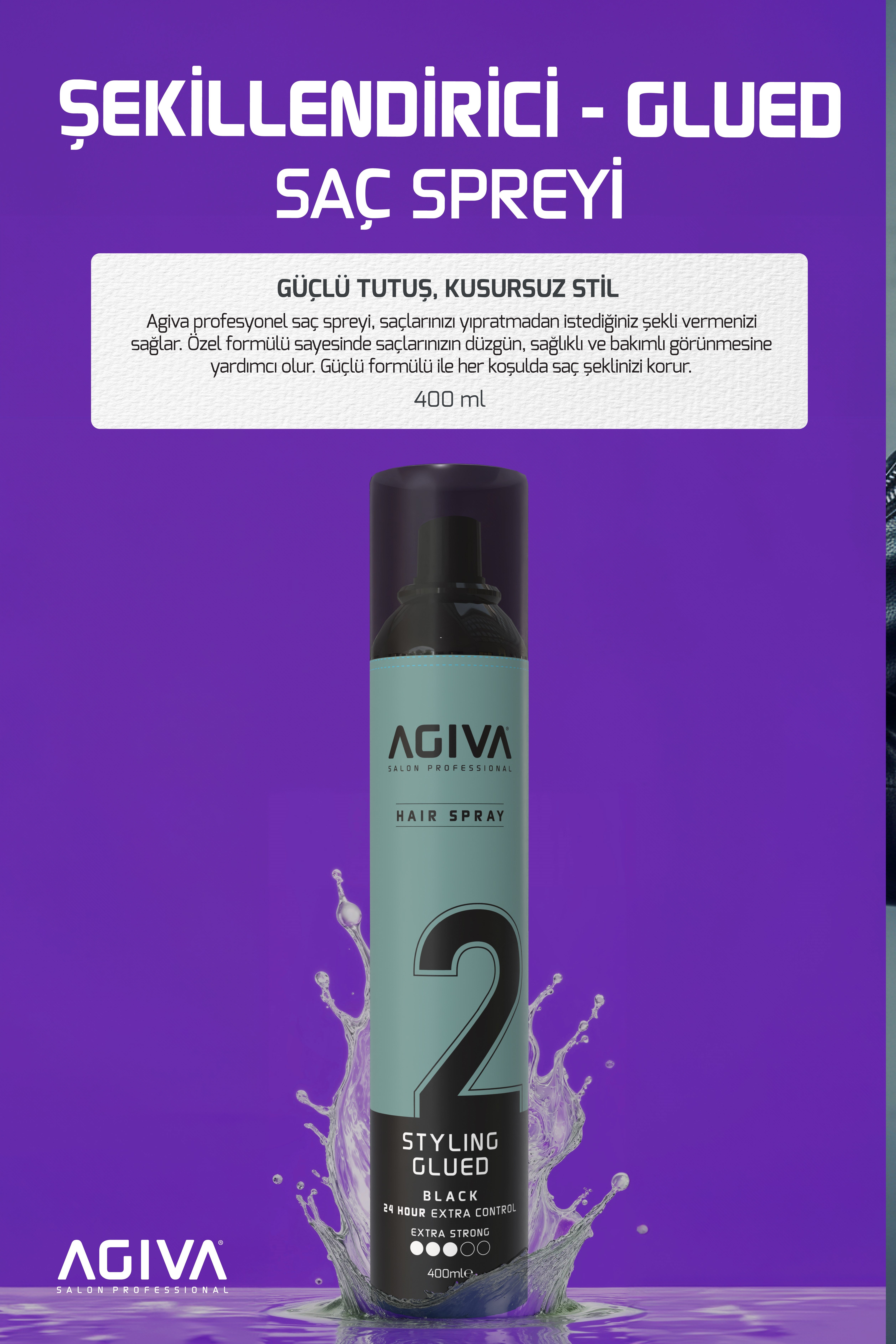 Saç Spreyi Glued 400 ML Ex. Strong