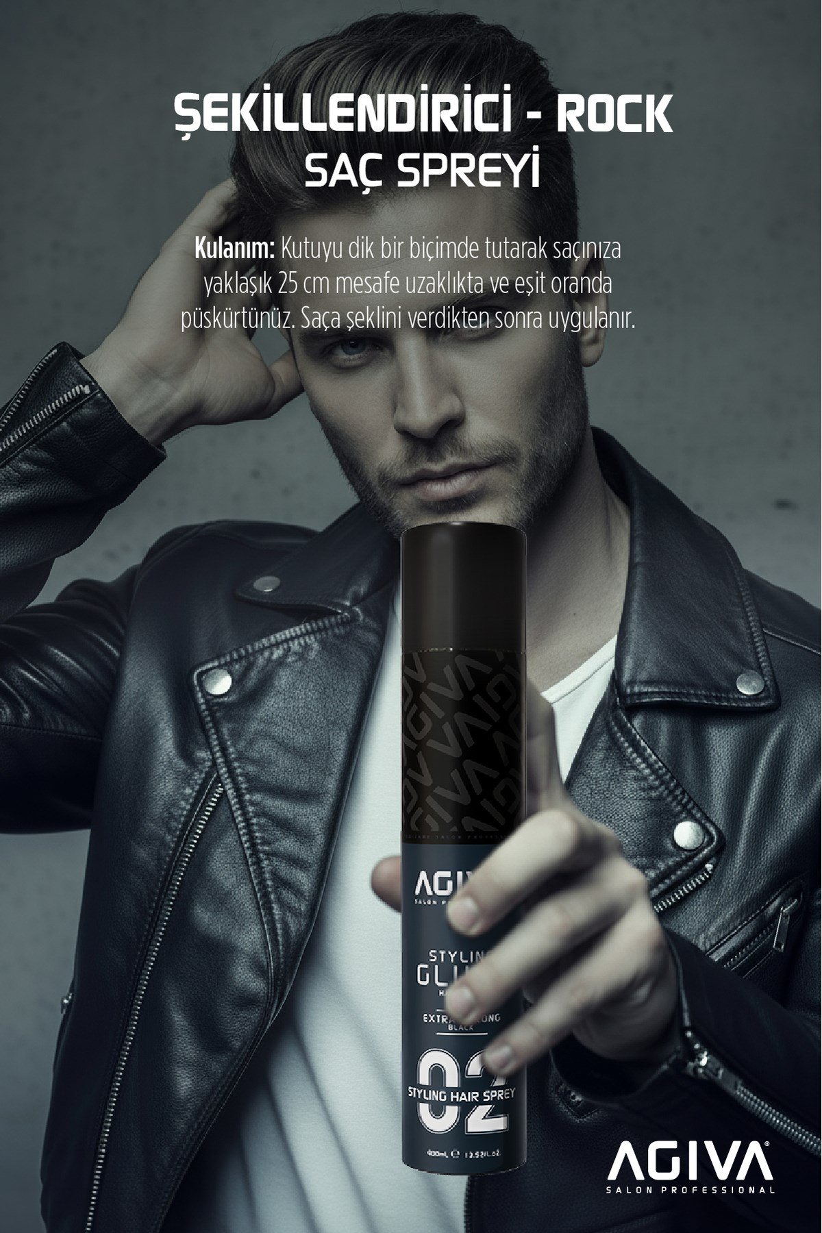 Saç Spreyi Glued 400 ML Ex. Strong-3 LÜ SET
