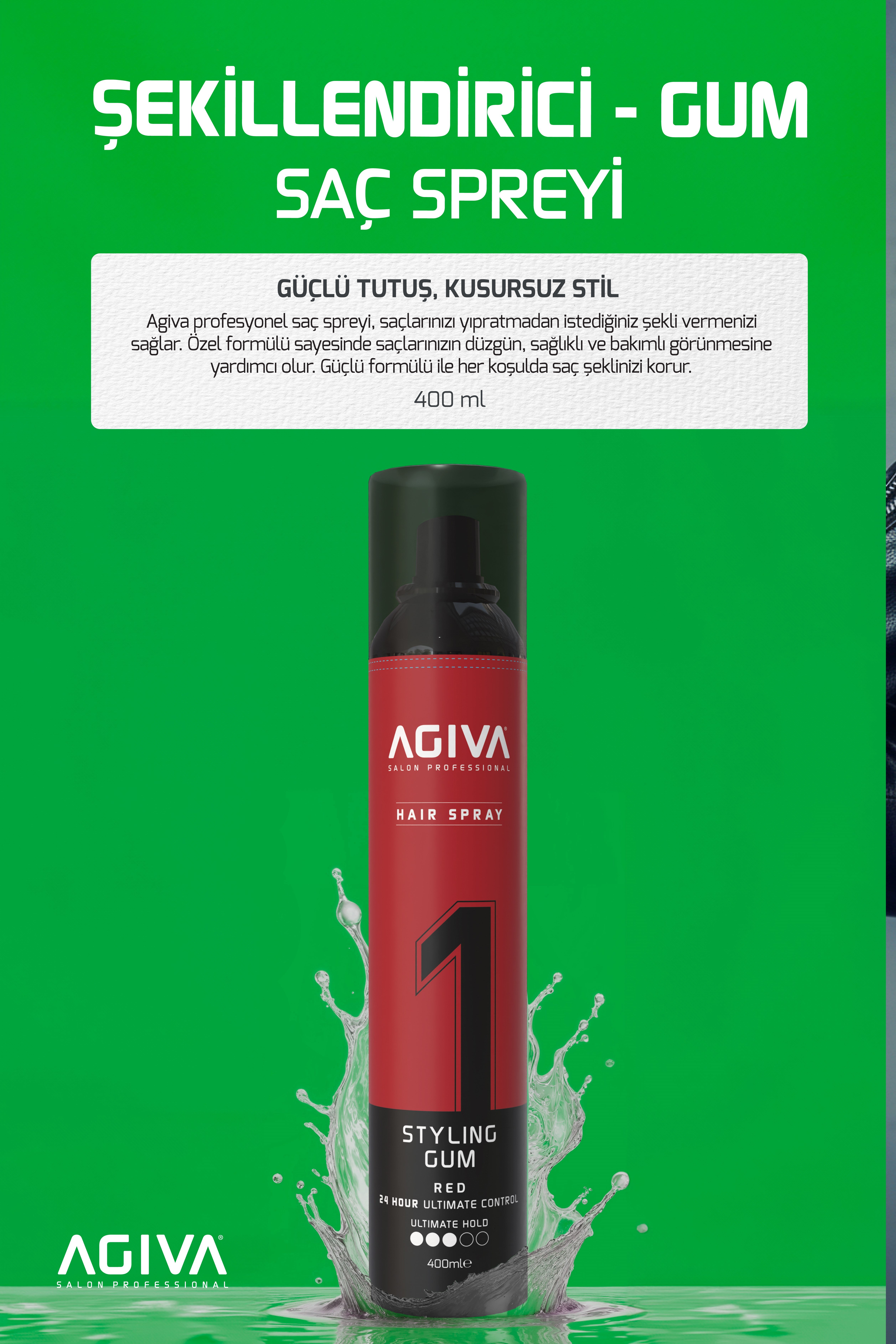 Saç Spreyi Gum 400 ML Ultimate Hold