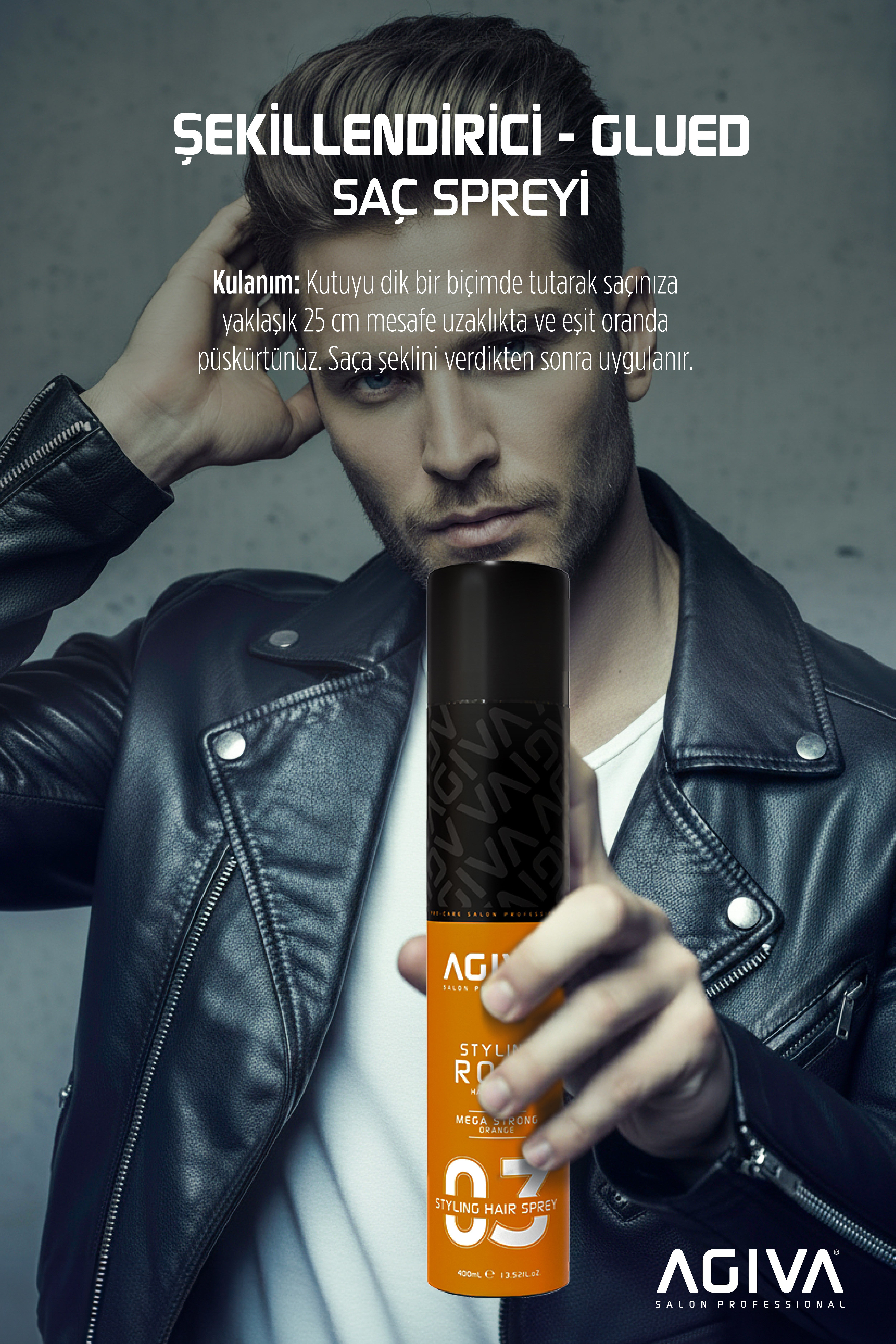Saç Spreyi Rock 400 ML Mega Strong