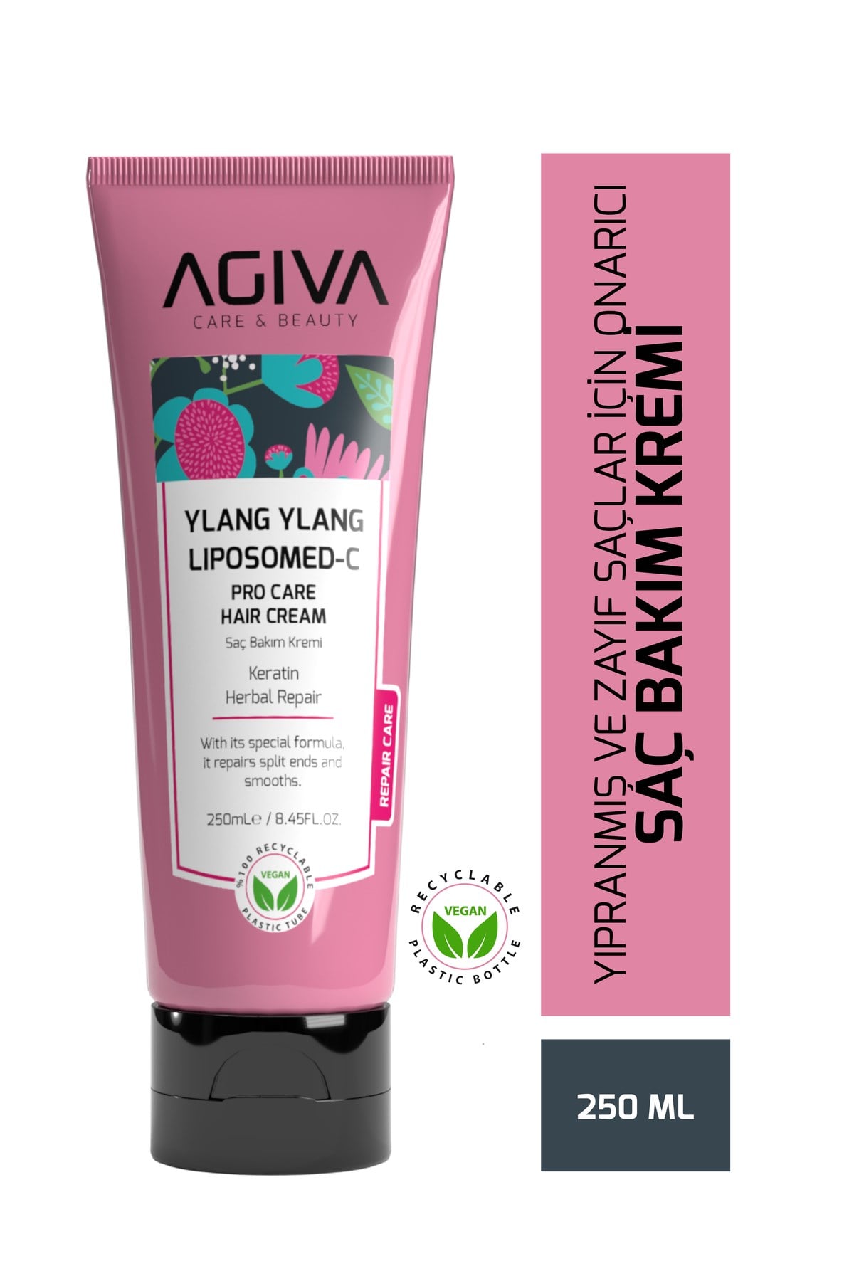 Ylang Ylang Liposomed C Yıpranmış ve Zayıf Saçlar İçin Saç Bakım Kremi-Vegan