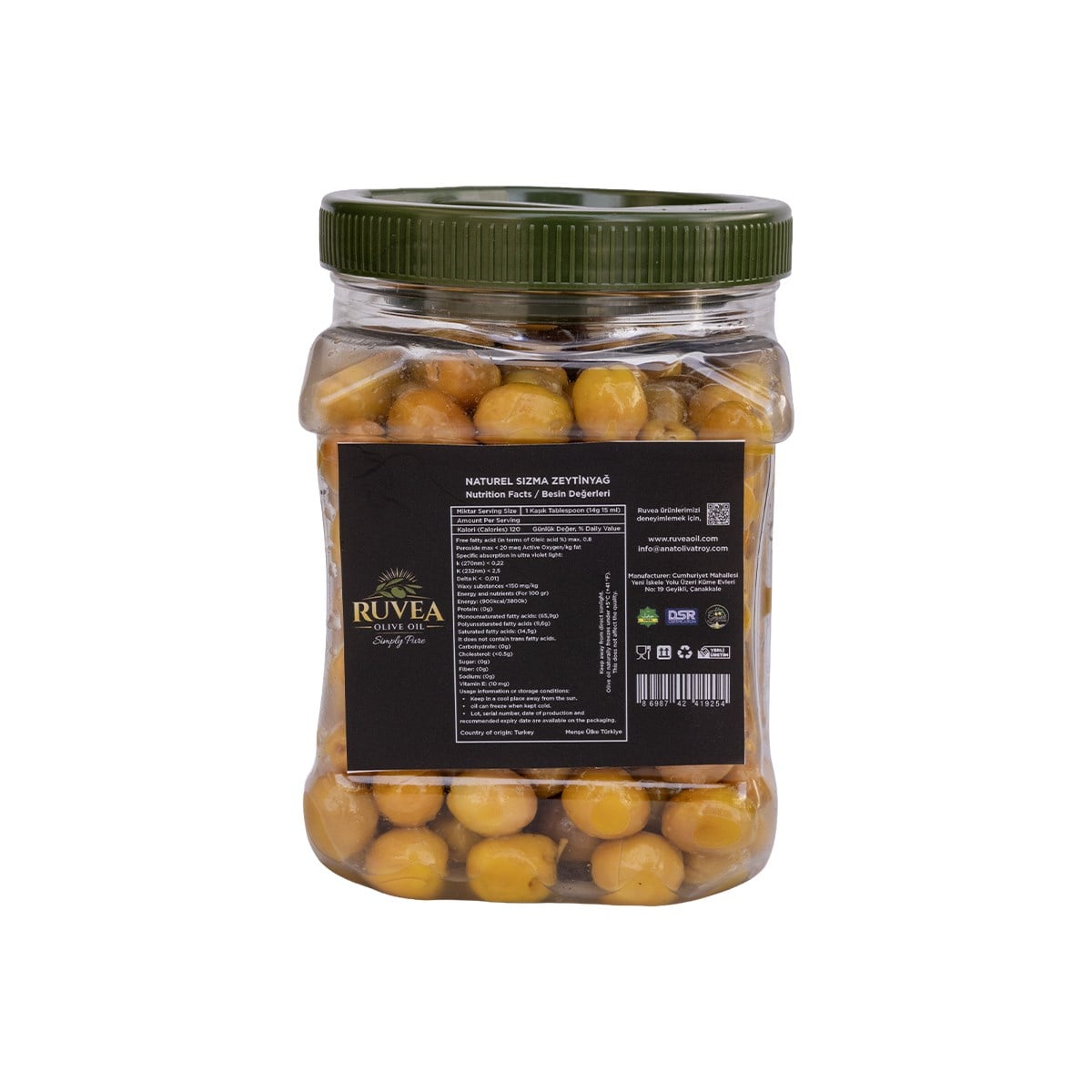 Yeşil Zeytin (500 ML)