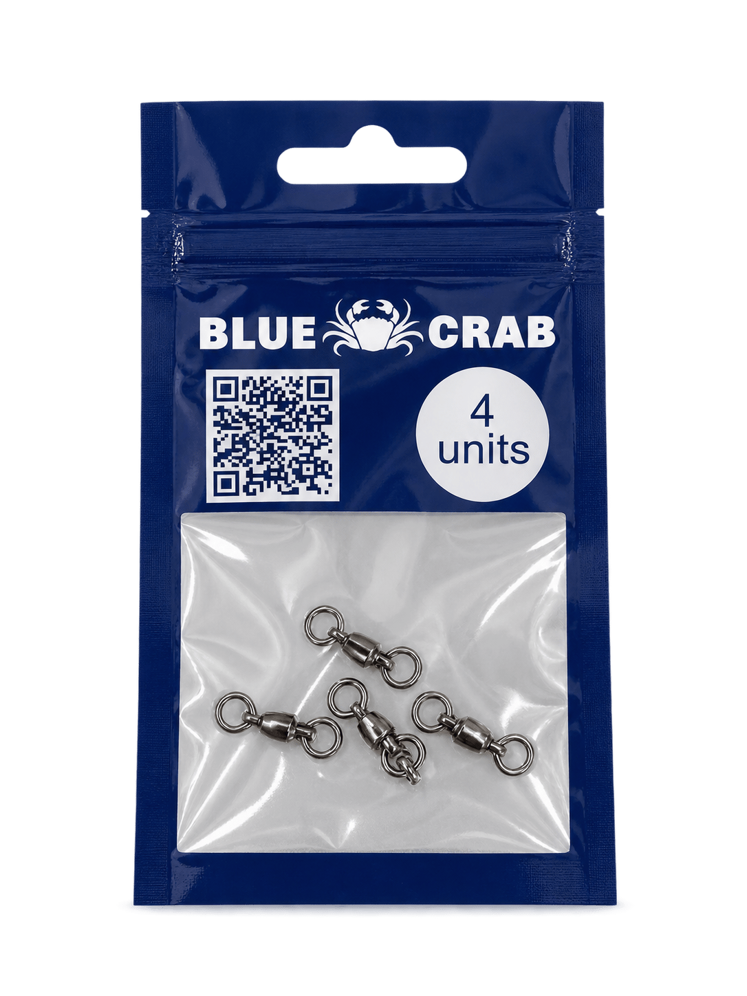 Blue Crab Ball Bearing Swivel Snap +20LB (4 LÜ)