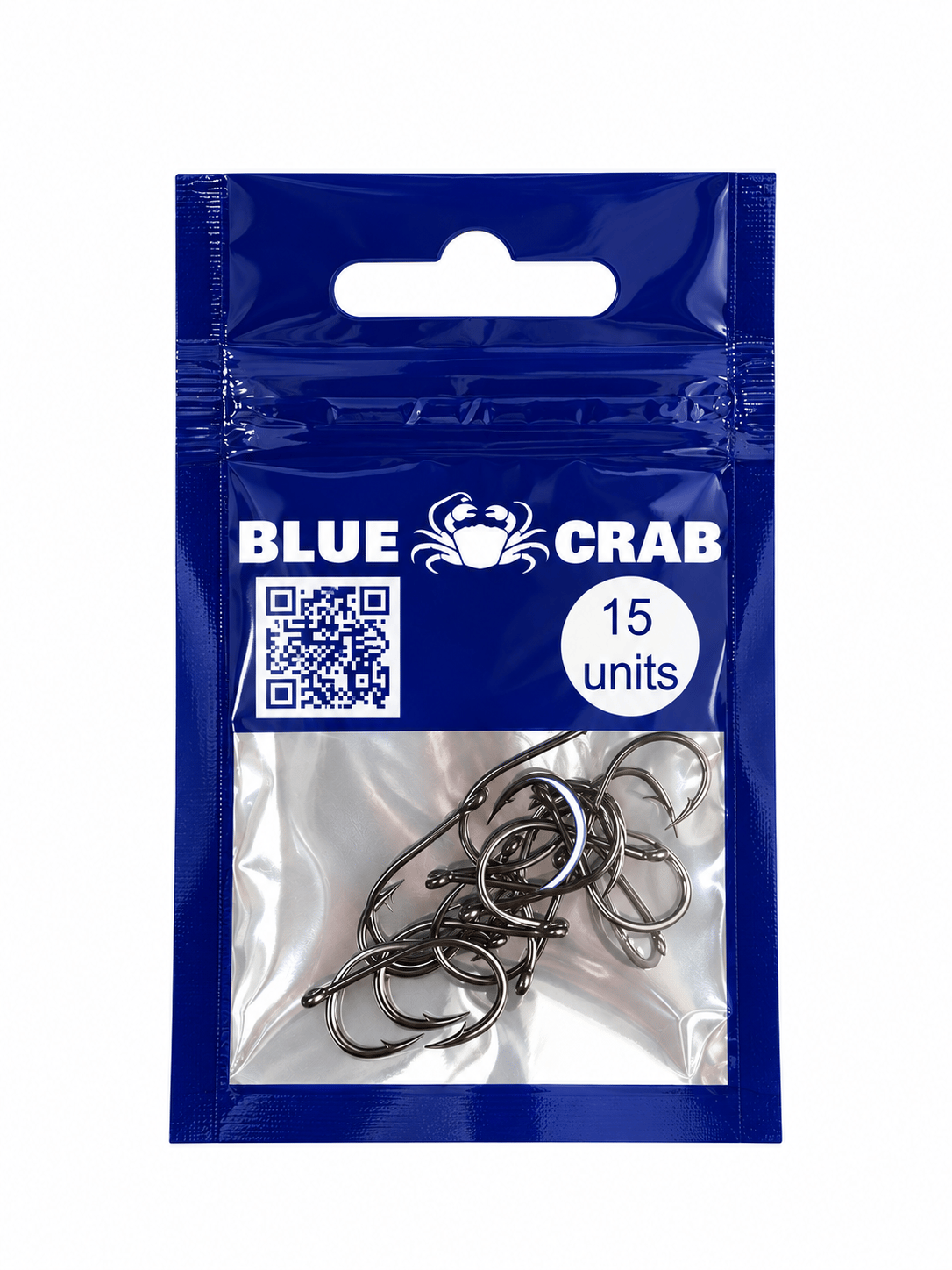 Blue Crab Chinu Hook With Eye No:5 (15 Lİ)