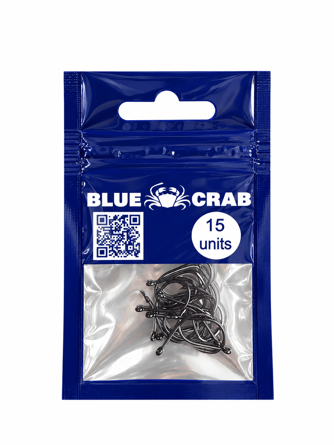 Blue Crab Chinu Hook With Eye No:6 (15 Lİ)