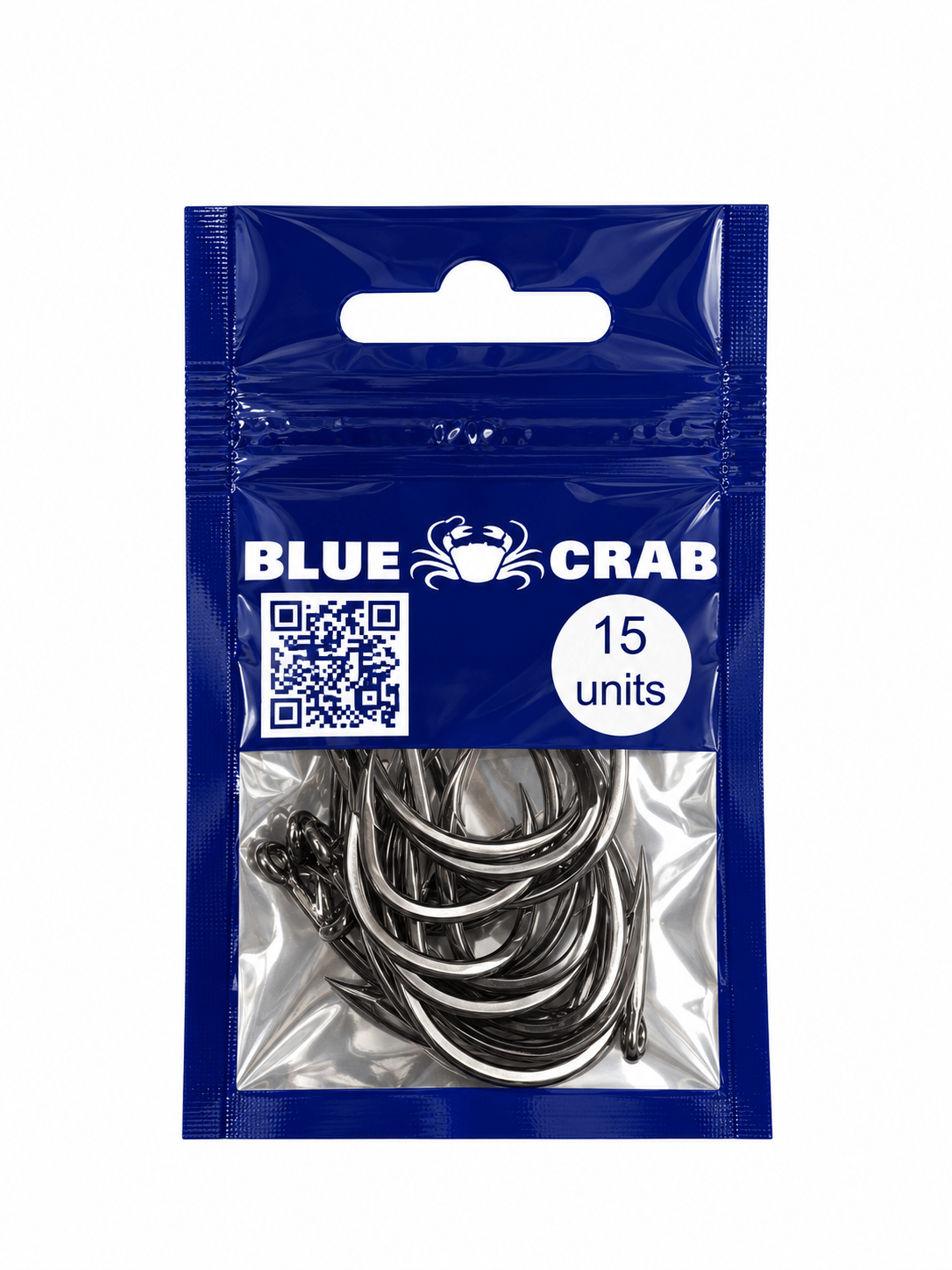 Blue Crab Chinu Hook With Eye No:6/0 (15 Lİ)