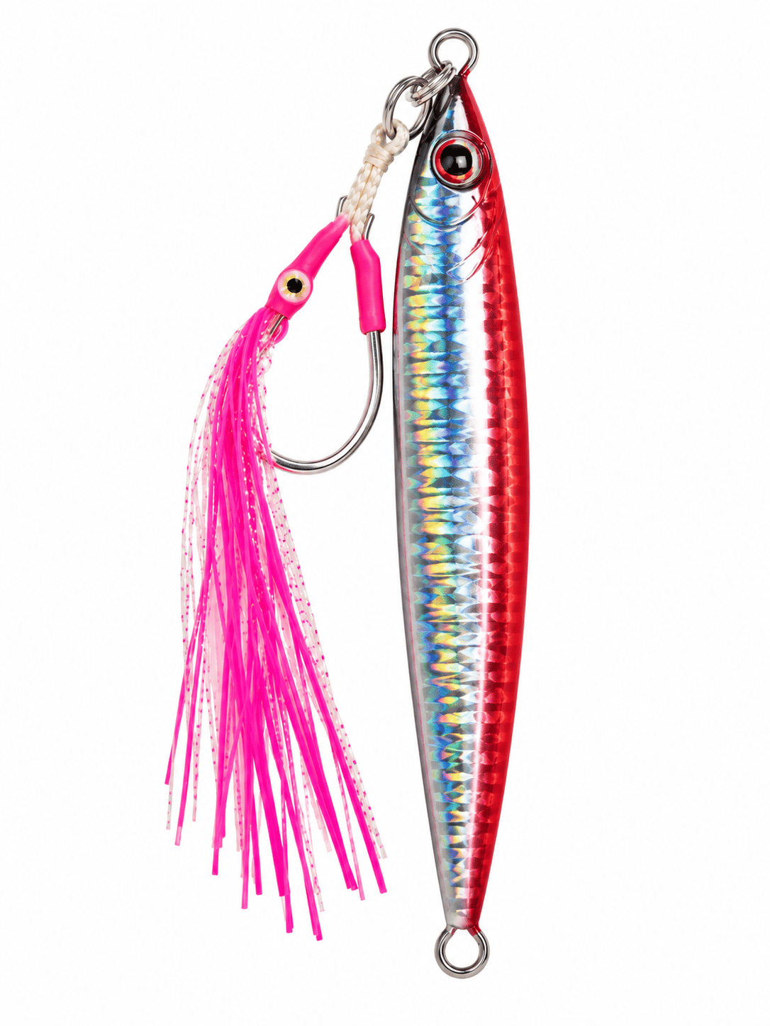 Blue Crab Jig Tungsten 100GR Glow Double Assist Hook Color:Candy Pink