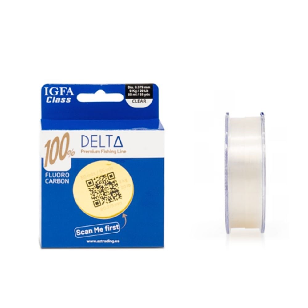 Delta Hilo 0.20MM 7.2LB 100MT Clear Fluorocarbon Misina