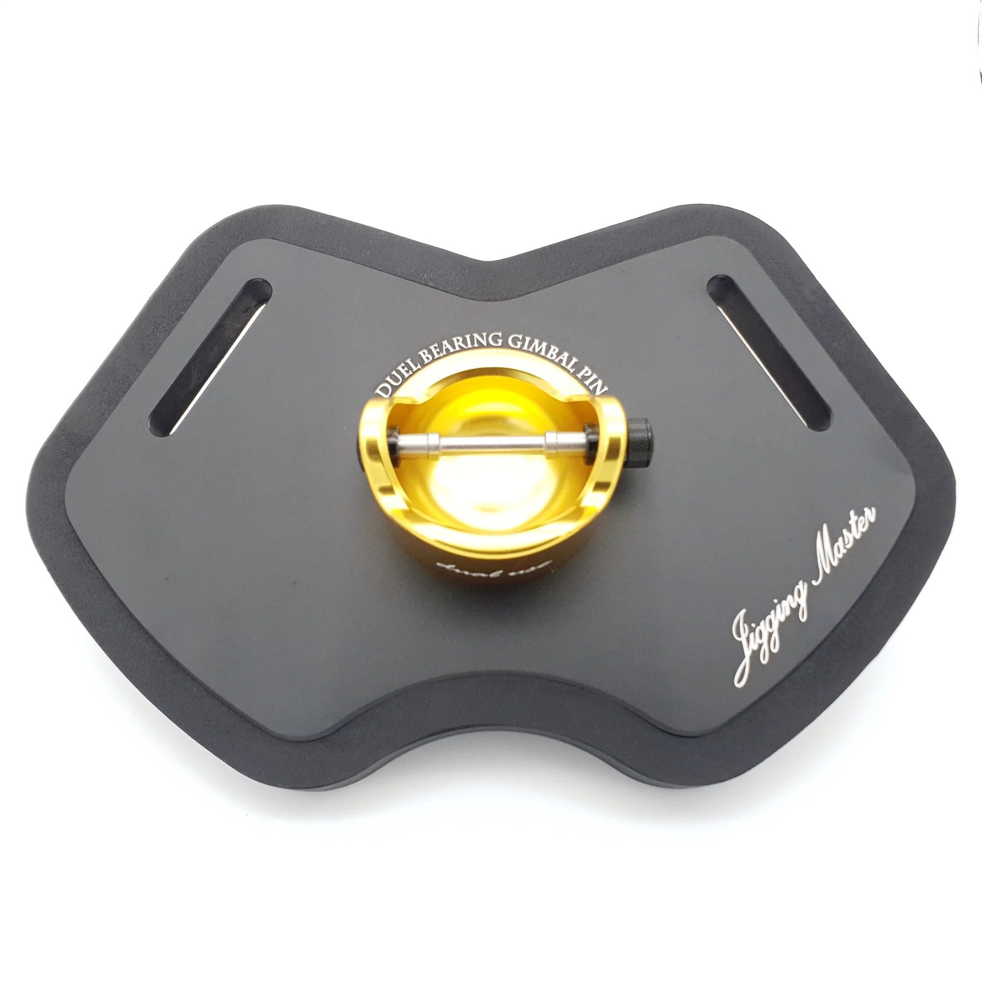 Jigging Master 2023 Alüminum Alloy Gimbal Plate #L Black Gold Bel Kemeri (Dual Bearing)