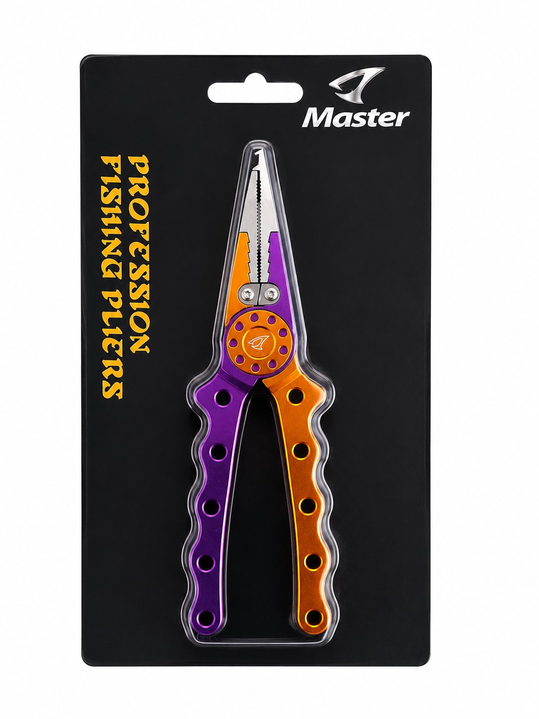 Jigging Master Alüminum Fishing Plier Purple Gold Pense