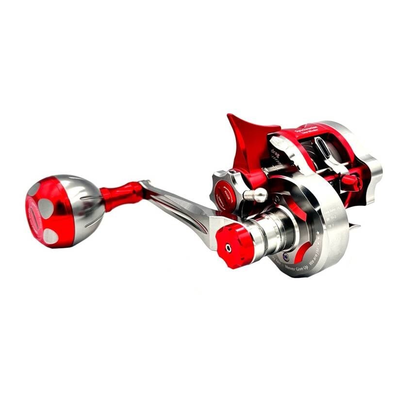 Jigging Master Gangster PE Micro Turbo Knob RH Titanium Red Çıkrık