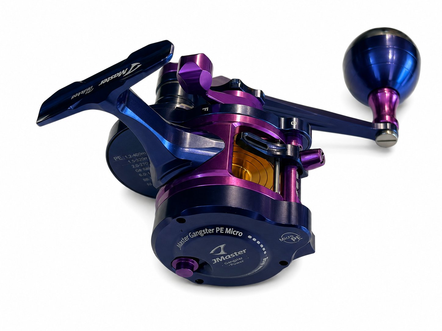 Jigging Master Gangster PE Micro Underhead LH Blue Purple Gold Çıkrık