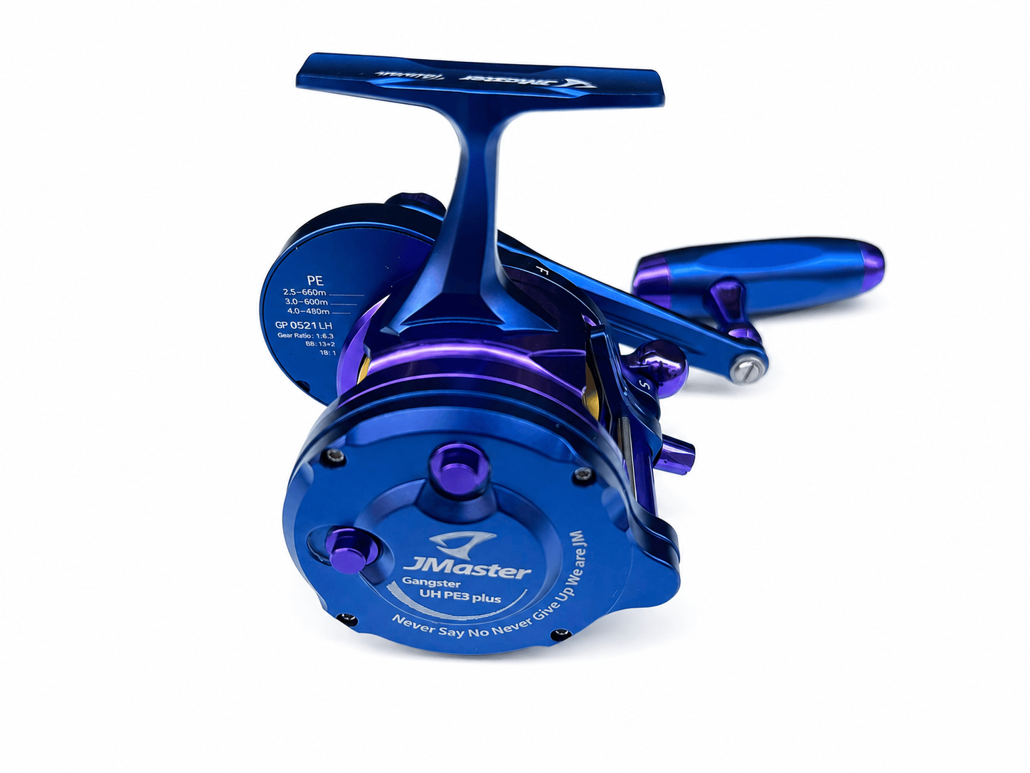 Jigging Master Gangster PE3+ Plus Underhead LH Blue Purple Gold Çıkrık