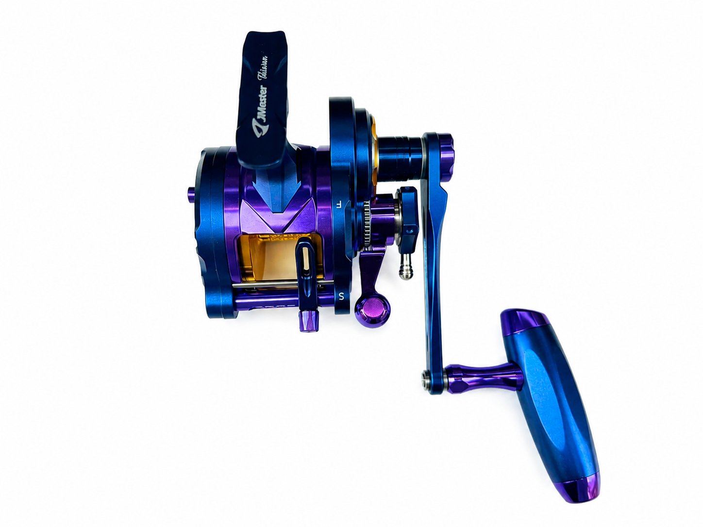 Jigging Master Gangster PE3+ Plus Underhead LH Blue Purple Gold Çıkrık