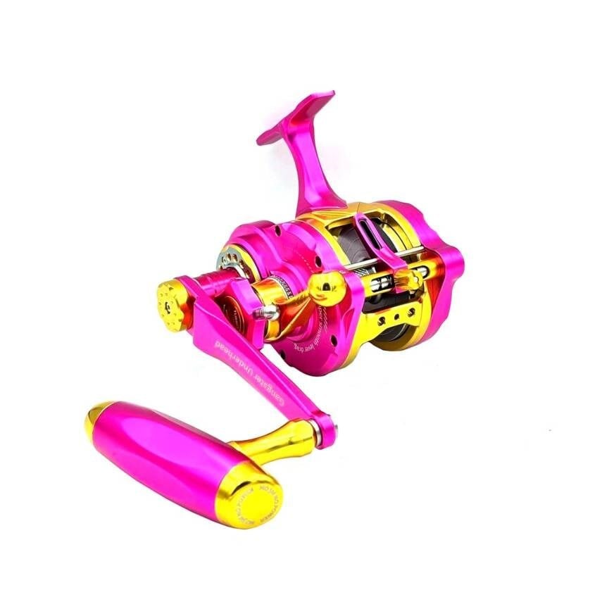 Jigging Master Gangster PE3+ Plus Underhead LH Pink Gold Titanium Çıkrık