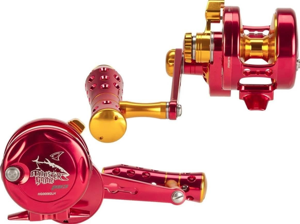 Jigging Master Monster Game Turbo Knob PE4 RH Red Gold Çıkrık