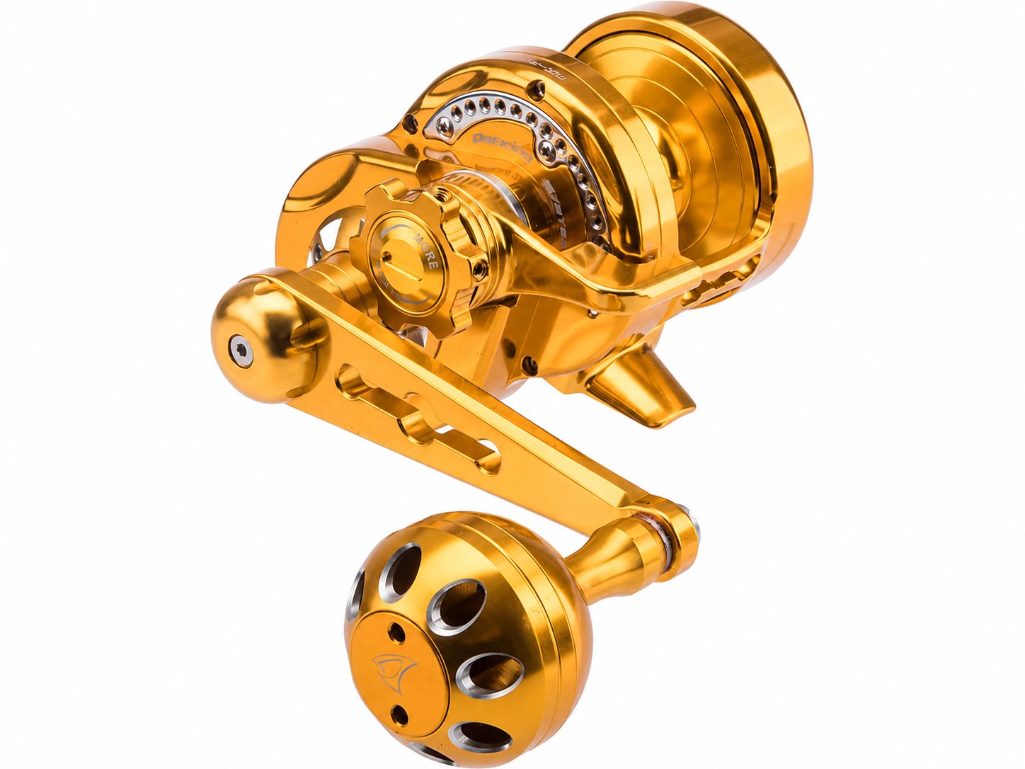 Jigging Master Monster Game Turbo Knob PE2 RH Gold Gold Çıkrık