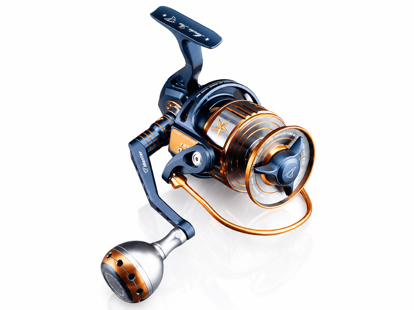 Jigging Master Monster Star VIP 5000H-7000S Navy Blue Titanium Gold Spin Jig Makinesi