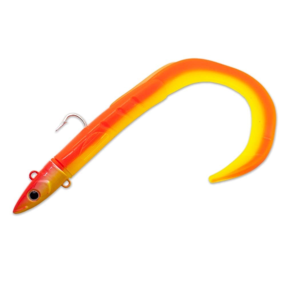 Wing Eel 160GR 33.5CM CLR:14 Red Yellow Silikon Balık