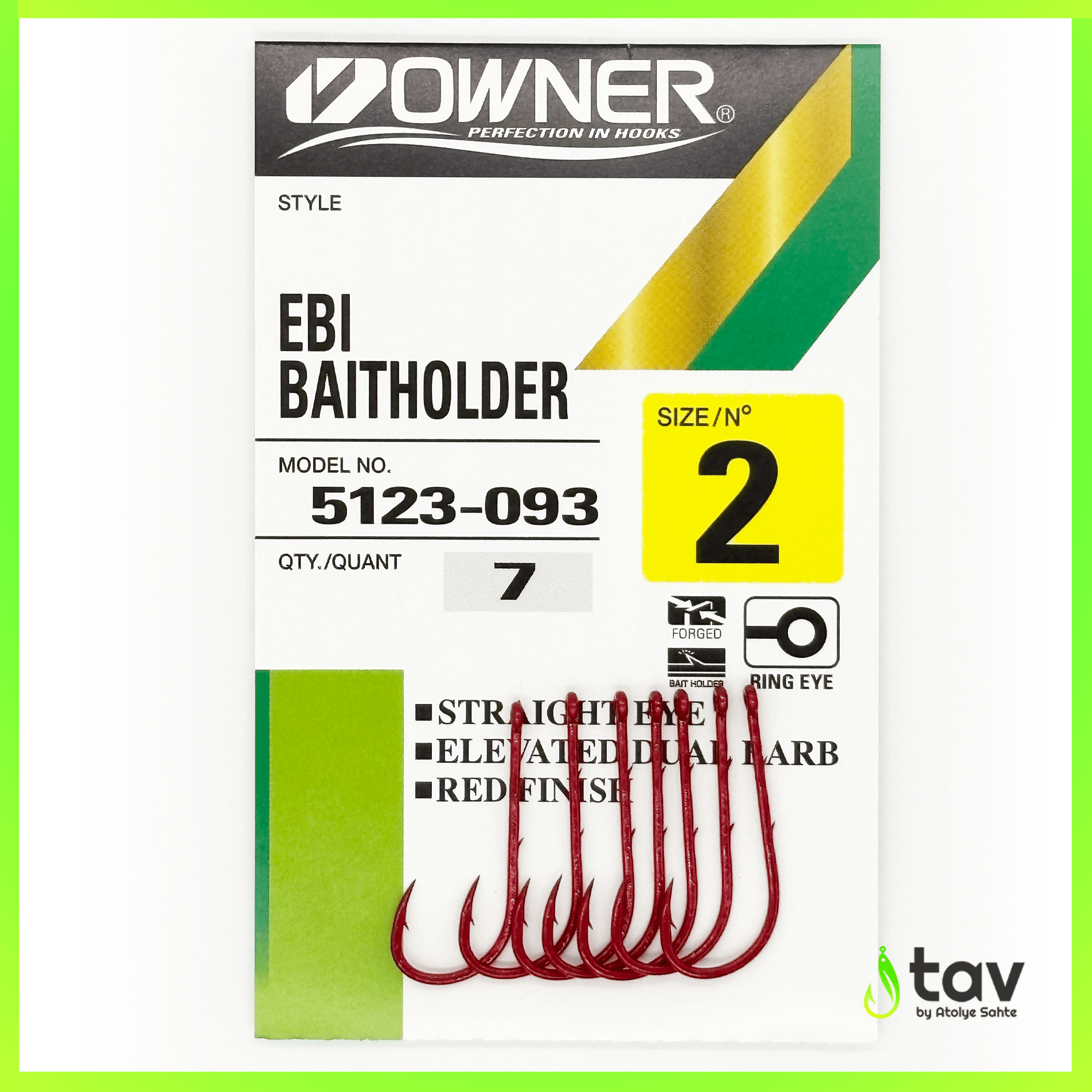 Owner 5123 Ebi Baitholder Red Hook