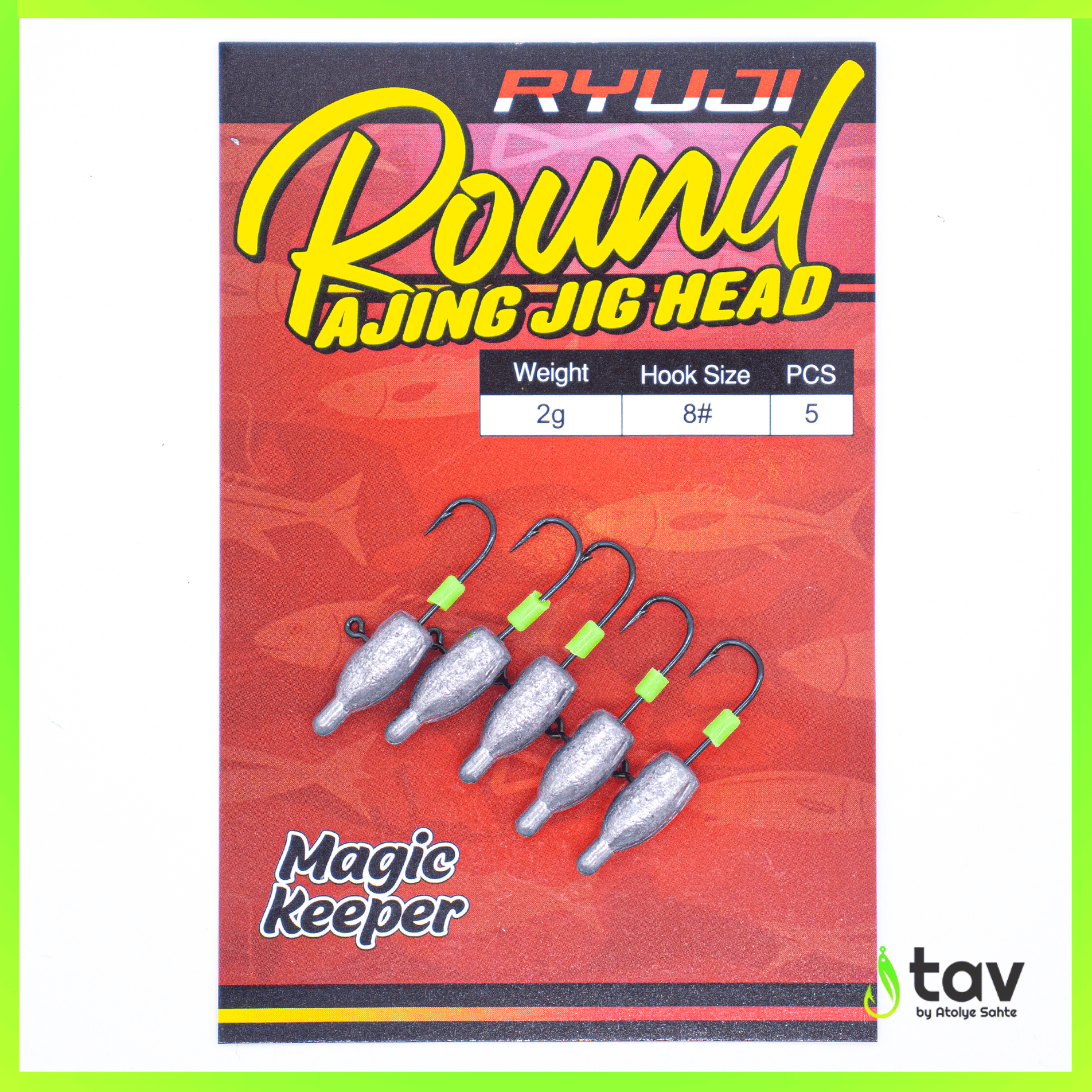 RYUJİ ROUND AJİNG JİG HEAD