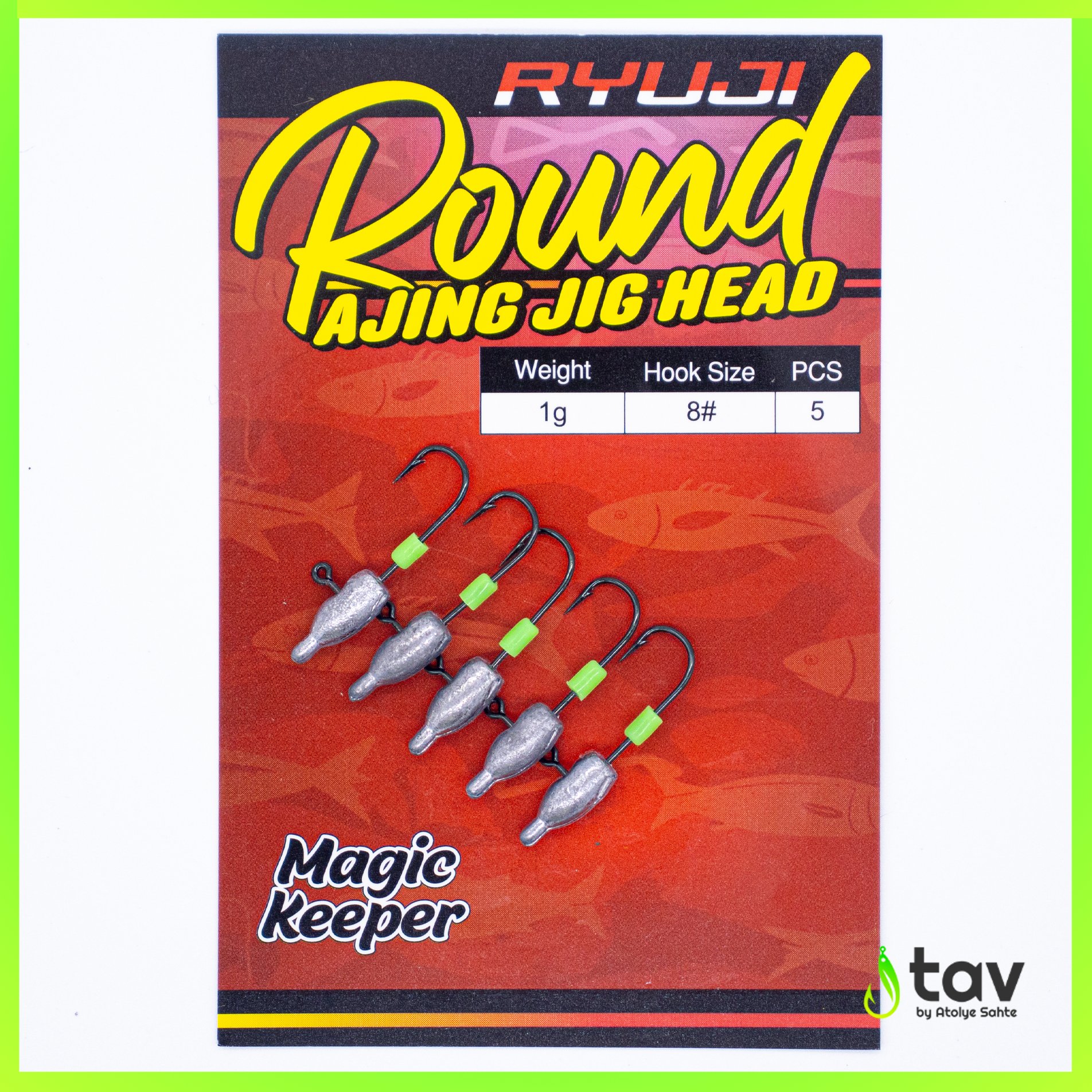 RYUJİ ROUND AJİNG JİG HEAD
