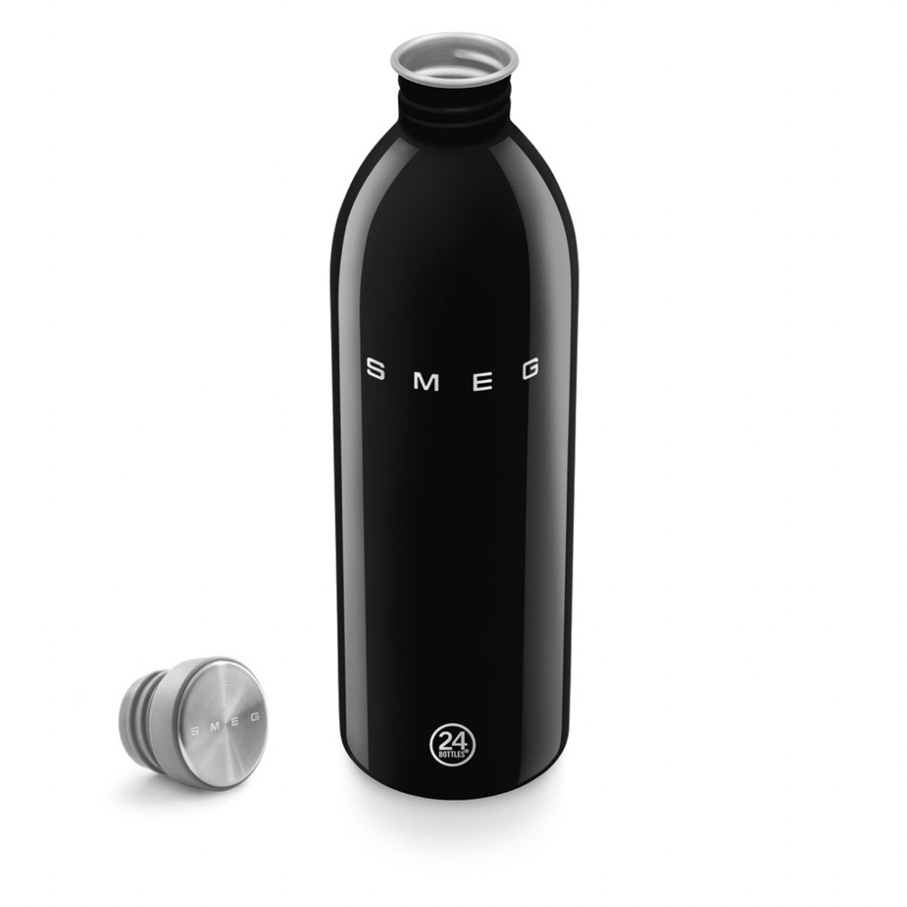24 WATER BOTT BLACK 1L