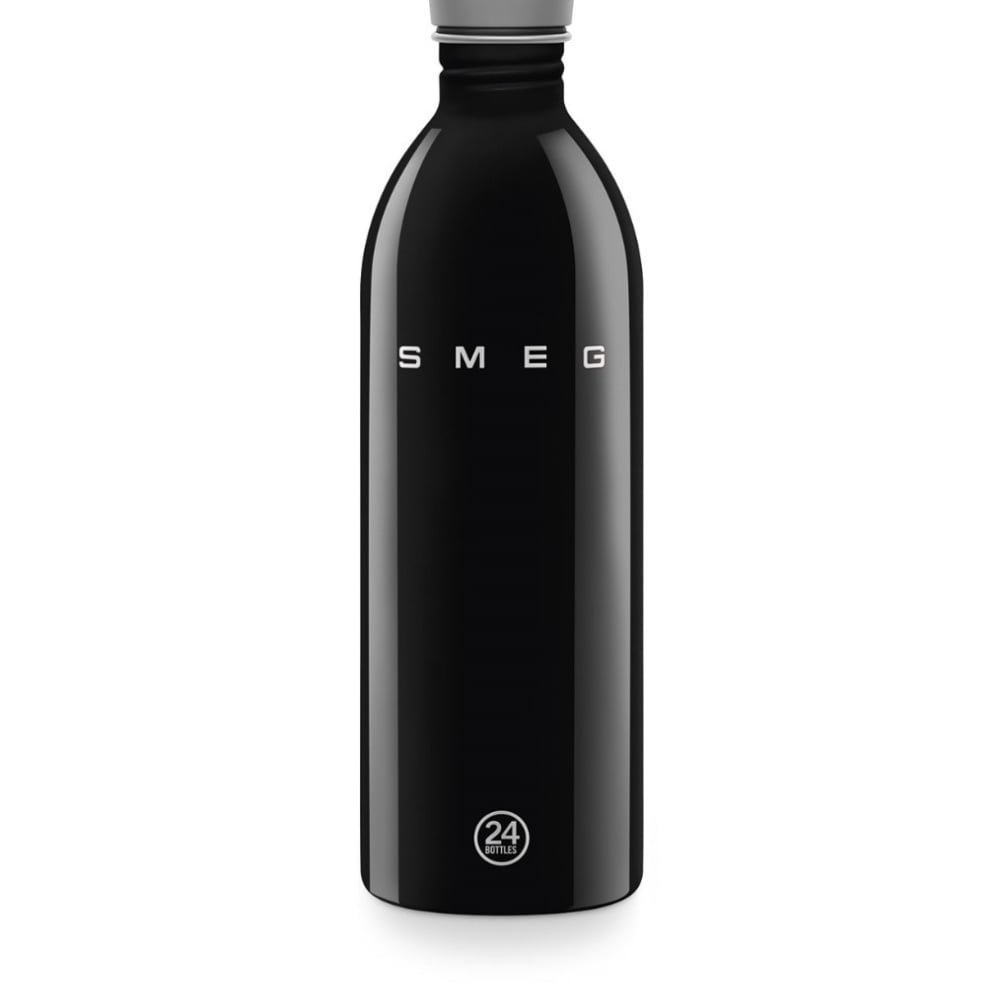 24 WATER BOTT BLACK 1L