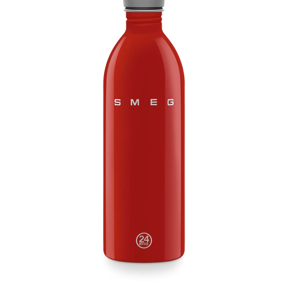 24 WATER BOTT RED 1L