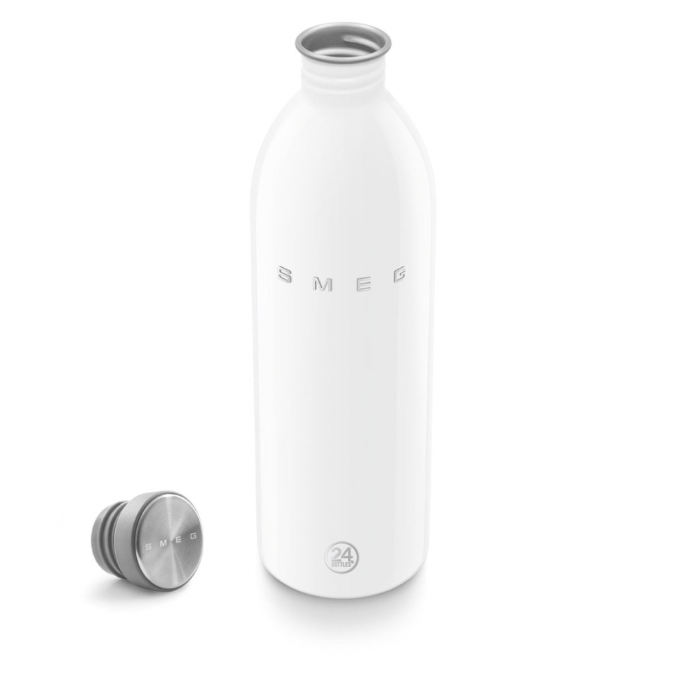 24 WATER BOTT WHITE 1L