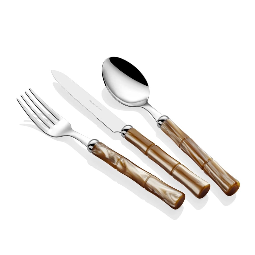 BAMBOO ŞAMPANYA 24 PARÇA ÇATAL BIÇAK SETİ
