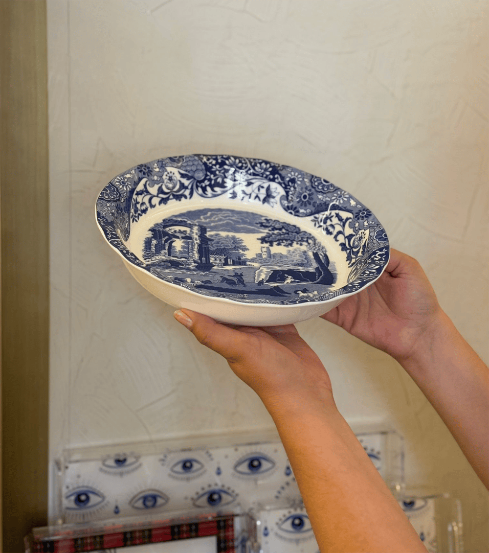 BLUE ITALIAN 26 CM YUVARLAK SERVIS