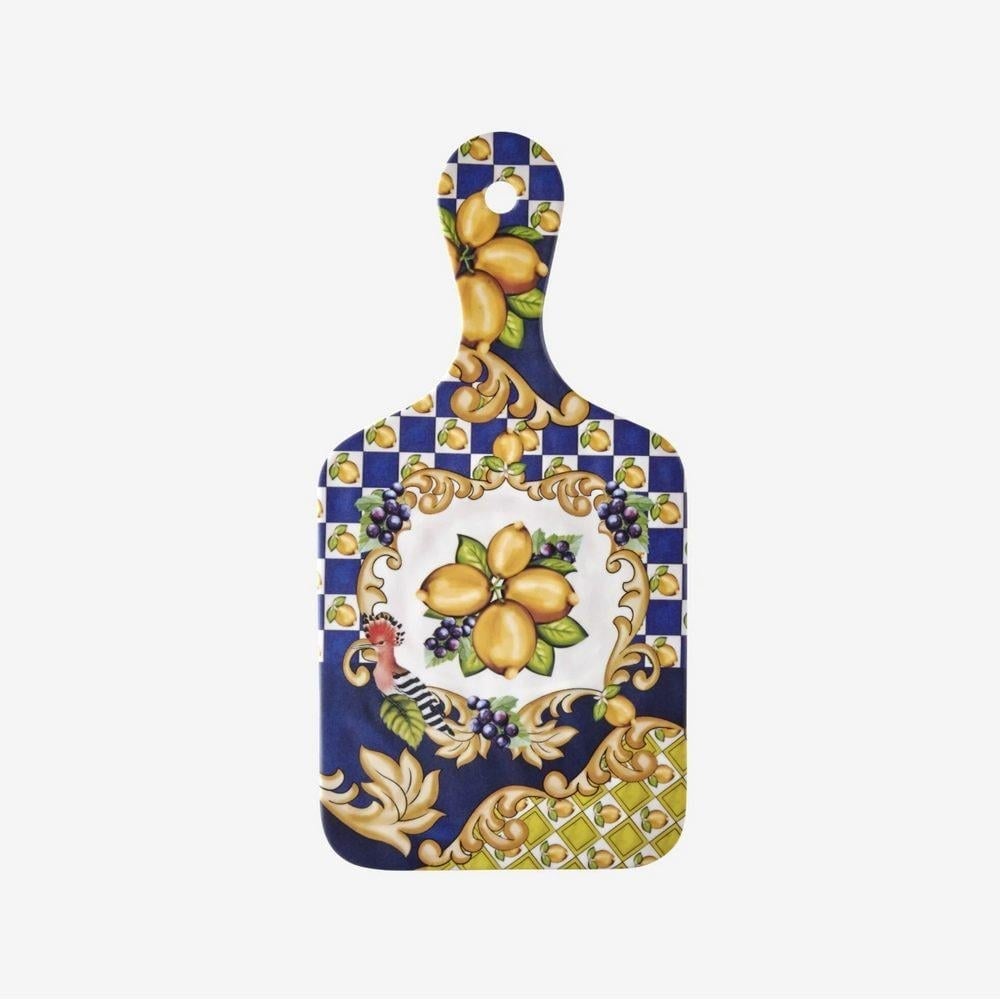 CAPRI BLUE LEMON BOUQUET CUTTING BOARD 25 CM