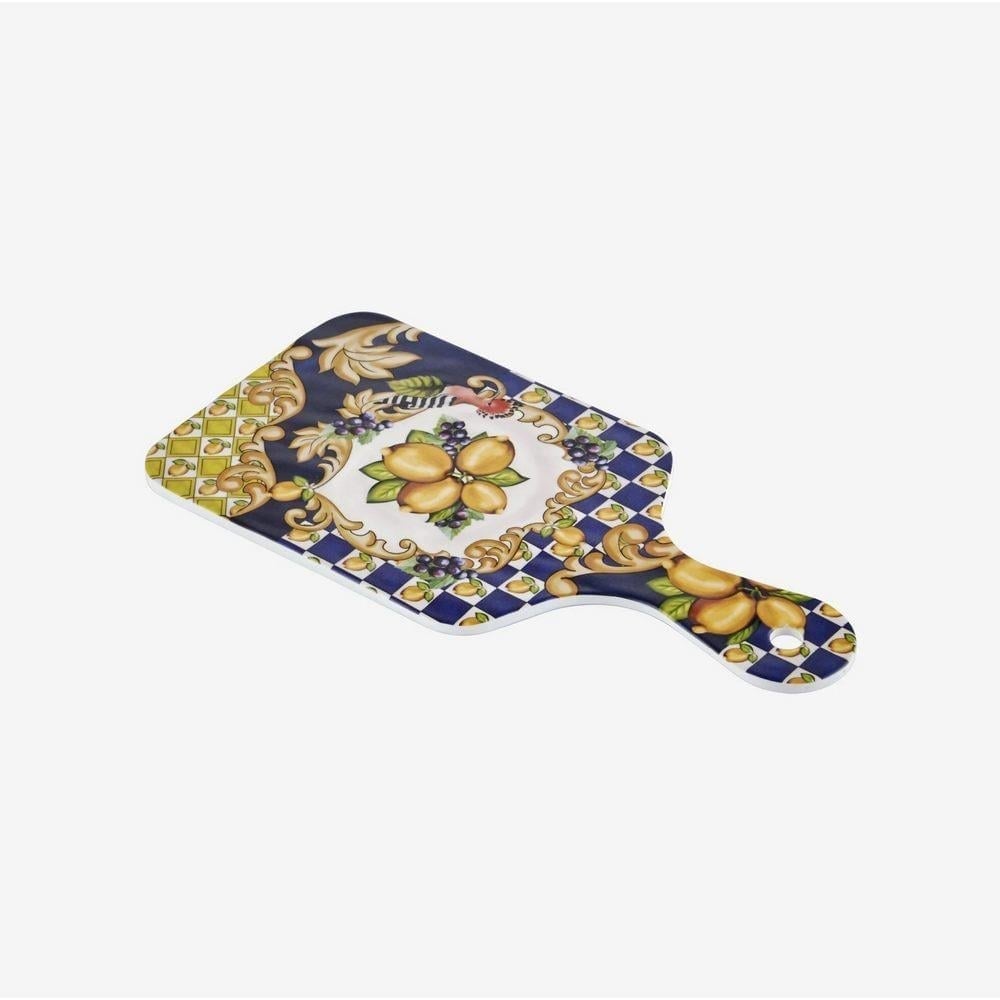 CAPRI BLUE LEMON BOUQUET CUTTING BOARD 25 CM