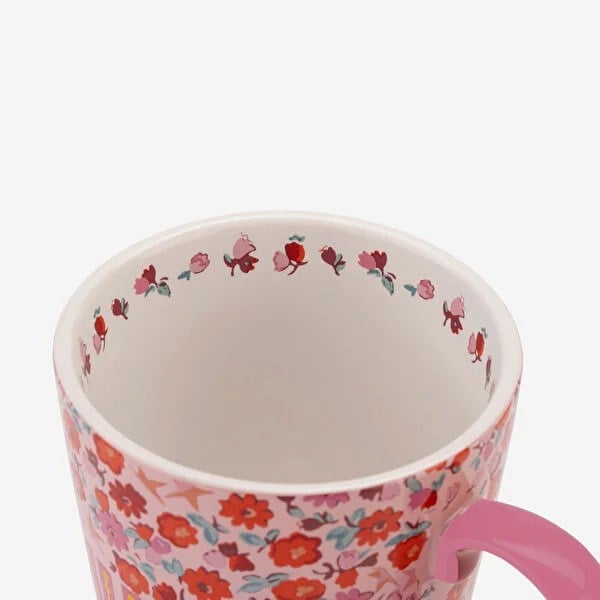 Cath Kidston Çiçekli Pembe Stoneware Kupa 375 Ml