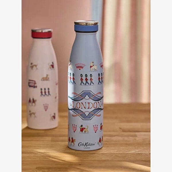 Cath Kidston Mavi Paslanmaz Çelik Termos 460 Ml
